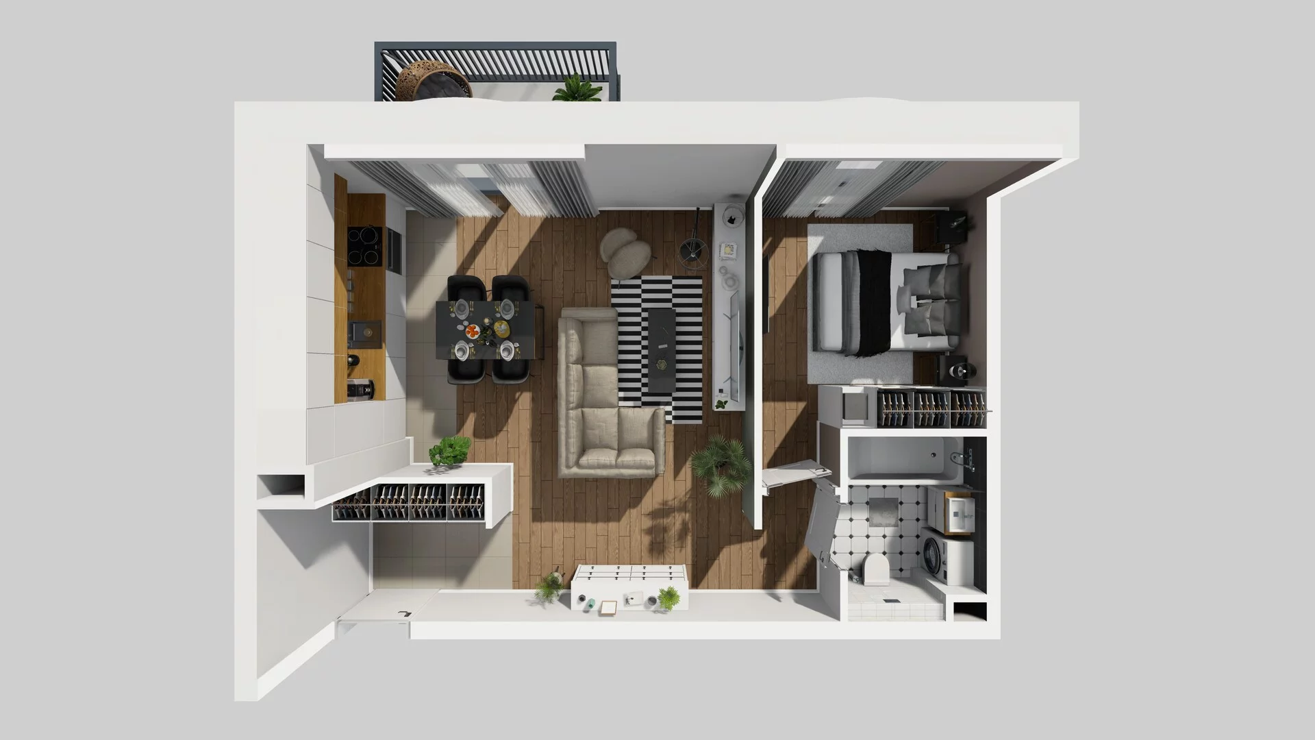 2 pokoje, mieszkanie 48,63 m², piętro 1, oferta nr A/18, Osobowicka 114, Wrocław, Osobowice-Rędzin, Fabryczna, ul. Osobowicka 114