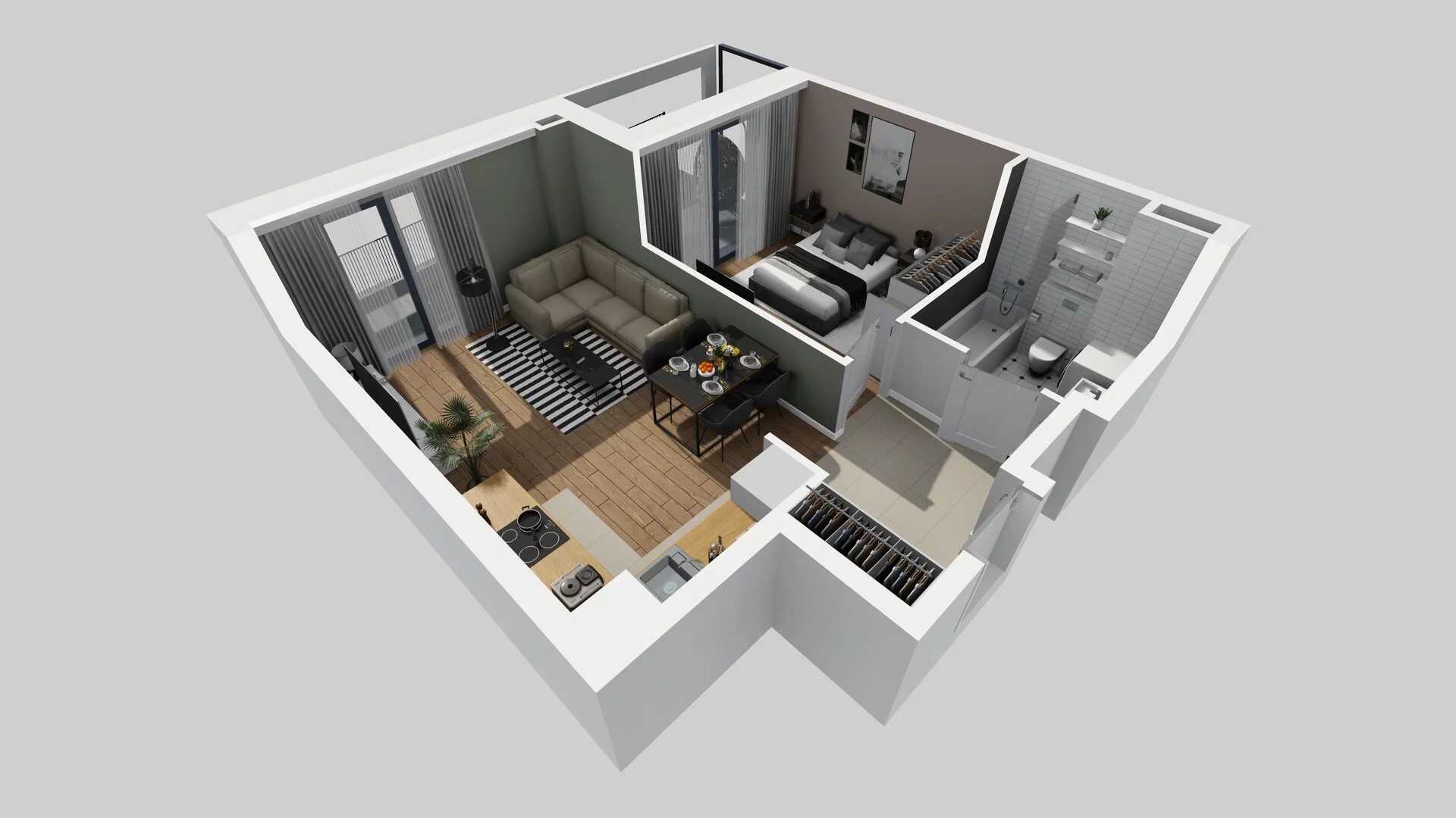 2 pokoje, mieszkanie 40,32 m², parter, oferta nr B/41, Osobowicka 114, Wrocław, Osobowice-Rędzin, Fabryczna, ul. Osobowicka 114