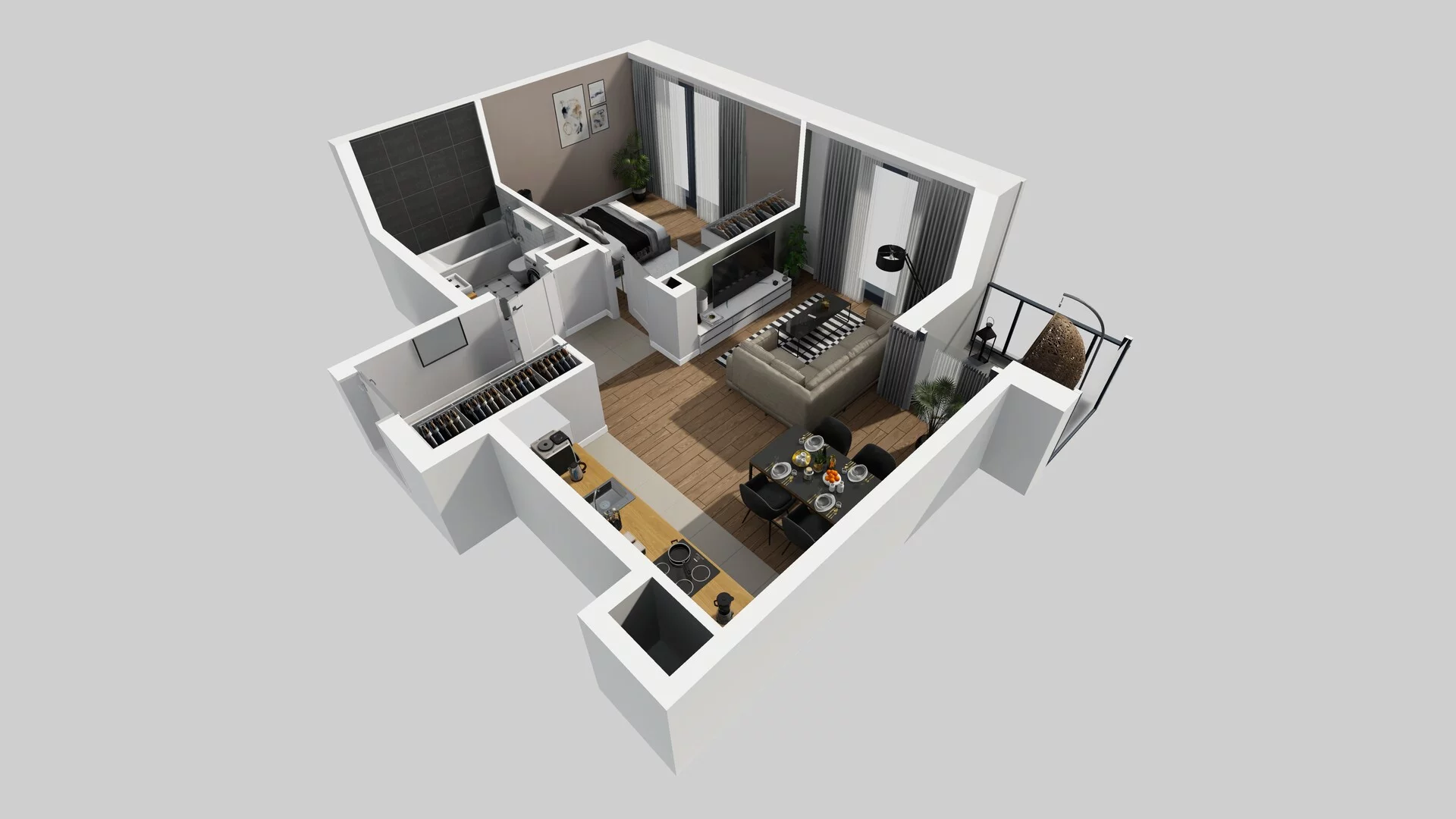 2 pokoje, mieszkanie 43,40 m², piętro 1, oferta nr B/10, Osobowicka 114, Wrocław, Osobowice-Rędzin, Fabryczna, ul. Osobowicka 114