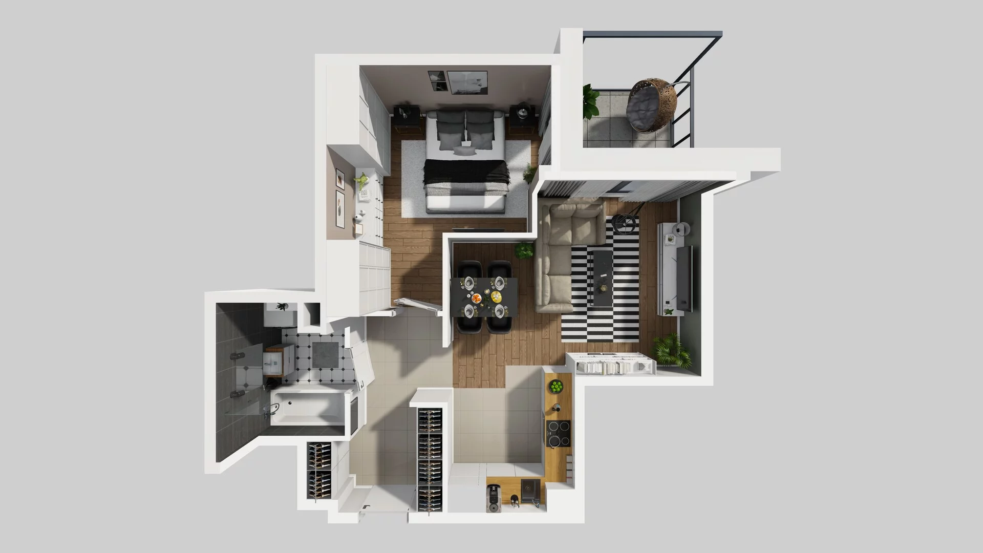 2 pokoje, mieszkanie 49,99 m², piętro 1, oferta nr B/31, Osobowicka 114, Wrocław, Osobowice-Rędzin, Fabryczna, ul. Osobowicka 114