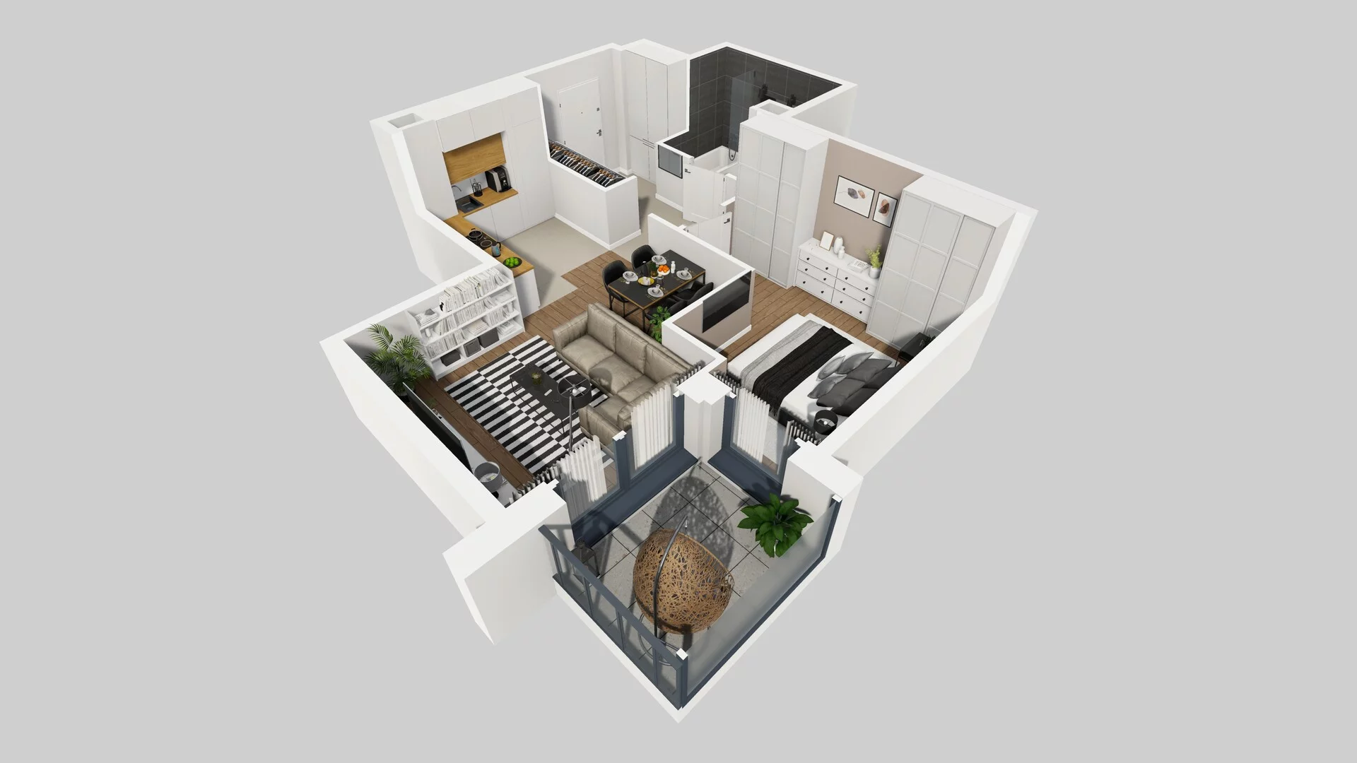 2 pokoje, mieszkanie 49,99 m², piętro 1, oferta nr B/31, Osobowicka 114, Wrocław, Osobowice-Rędzin, Fabryczna, ul. Osobowicka 114