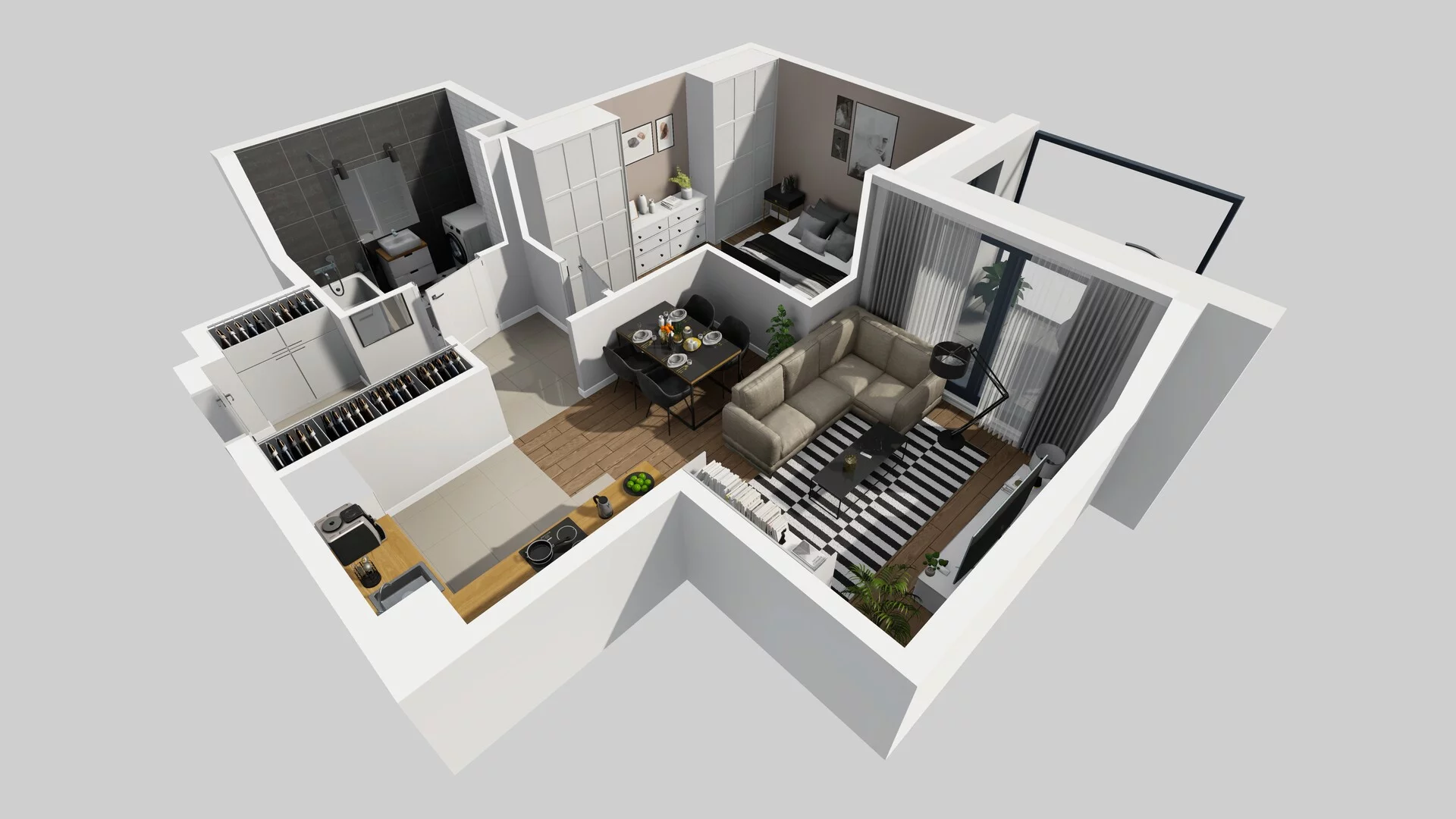 2 pokoje, mieszkanie 49,99 m², piętro 1, oferta nr B/31, Osobowicka 114, Wrocław, Osobowice-Rędzin, Fabryczna, ul. Osobowicka 114