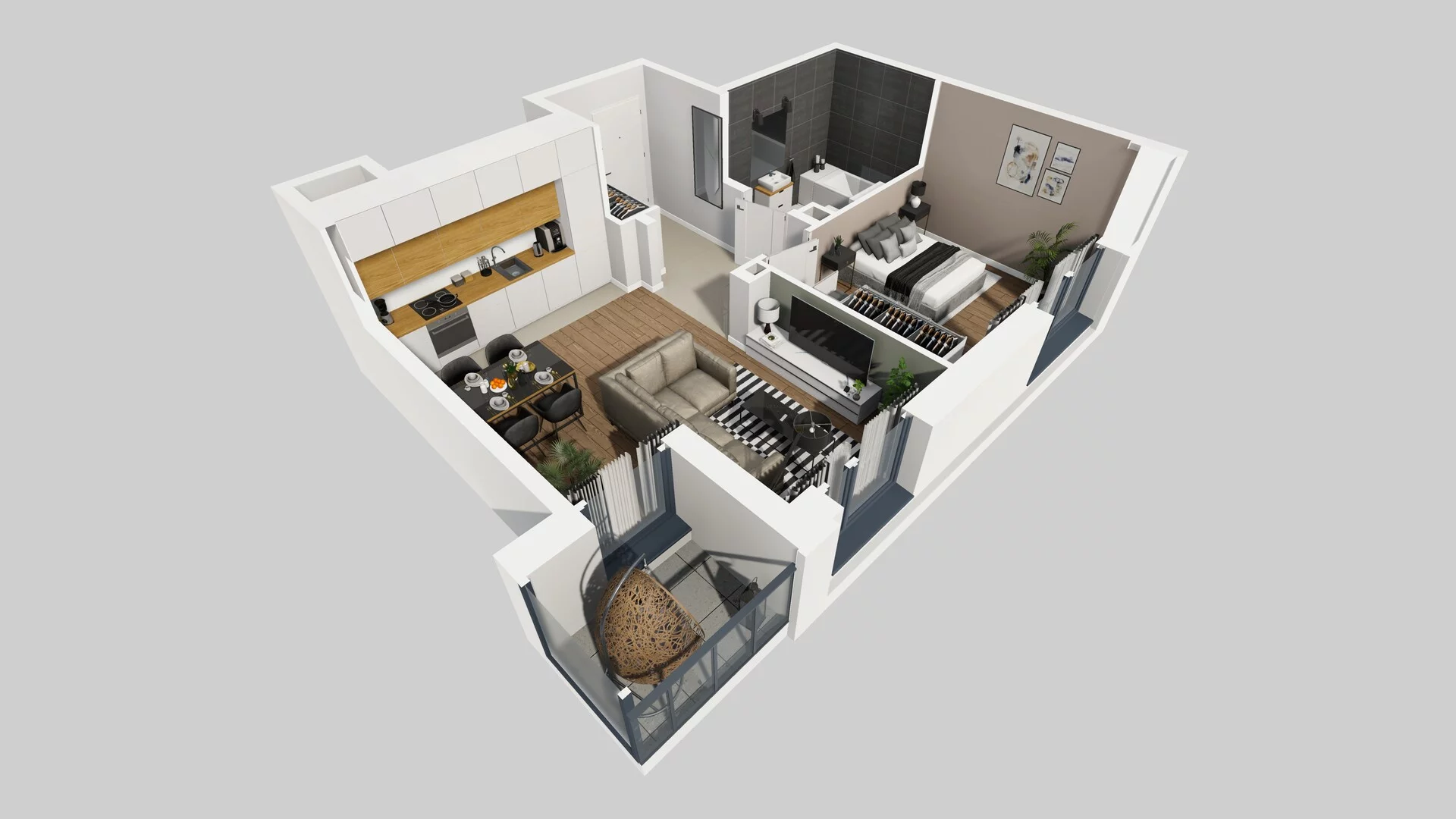 2 pokoje, mieszkanie 44,24 m², piętro 2, oferta nr B/16, Osobowicka 114, Wrocław, Osobowice-Rędzin, Fabryczna, ul. Osobowicka 114