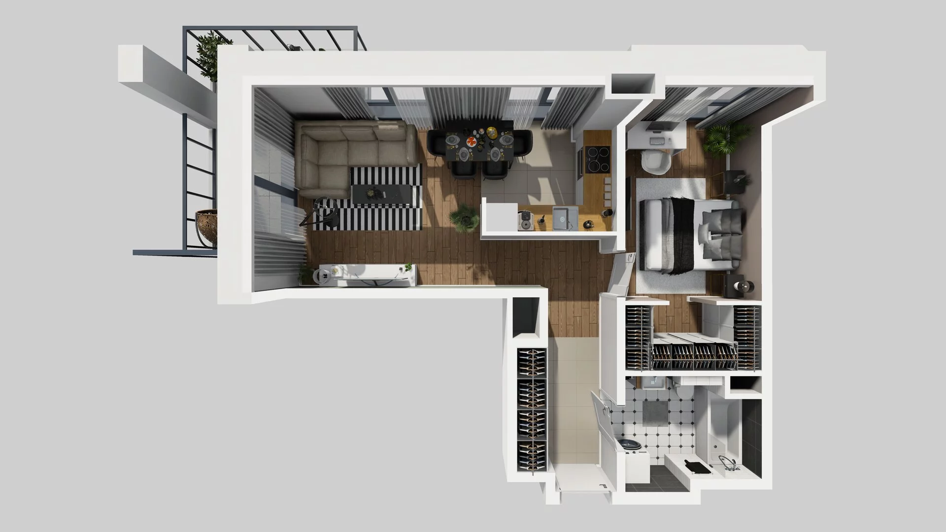 2 pokoje, mieszkanie 48,81 m², piętro 2, oferta nr B/17, Osobowicka 114, Wrocław, Osobowice-Rędzin, Fabryczna, ul. Osobowicka 114