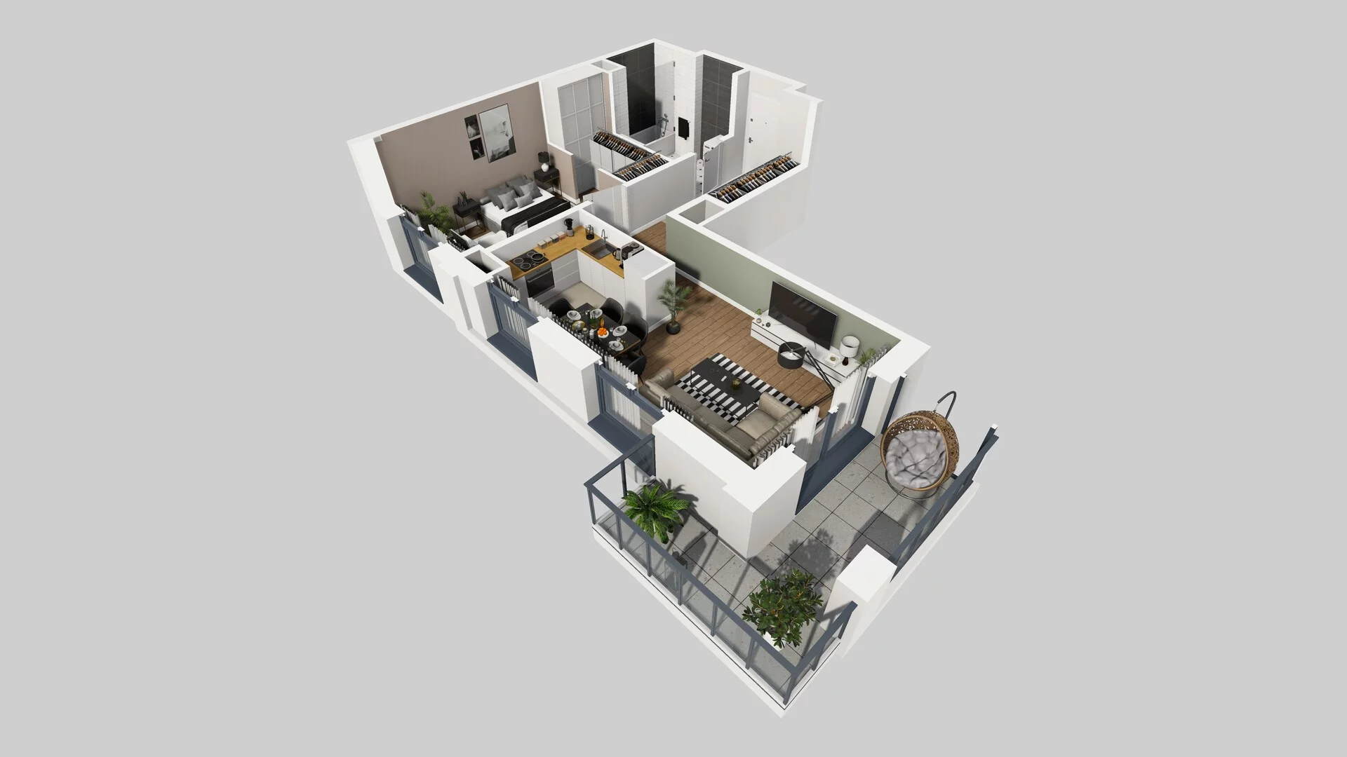 2 pokoje, mieszkanie 48,81 m², piętro 2, oferta nr B/17, Osobowicka 114, Wrocław, Osobowice-Rędzin, Fabryczna, ul. Osobowicka 114