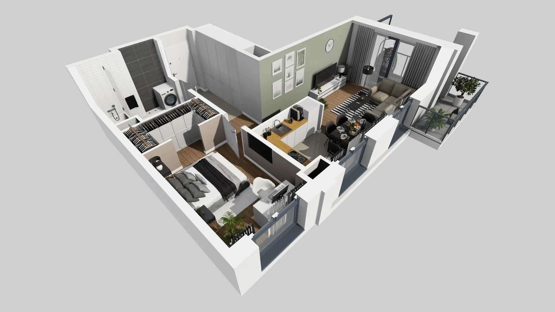 2 pokoje, mieszkanie 48,81 m², piętro 2, oferta nr B/17, Osobowicka 114, Wrocław, Osobowice-Rędzin, Fabryczna, ul. Osobowicka 114