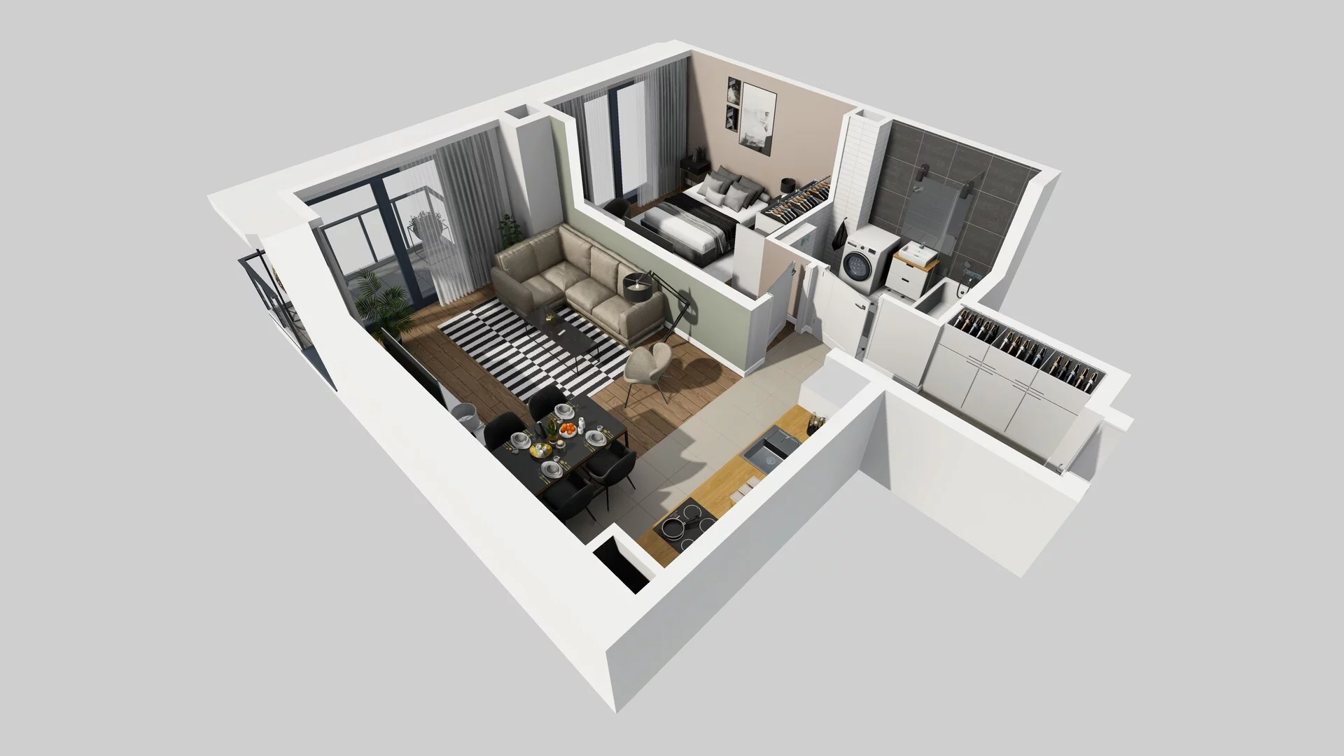 2 pokoje, mieszkanie 49,29 m², piętro 2, oferta nr B/18, Osobowicka 114, Wrocław, Osobowice-Rędzin, Fabryczna, ul. Osobowicka 114