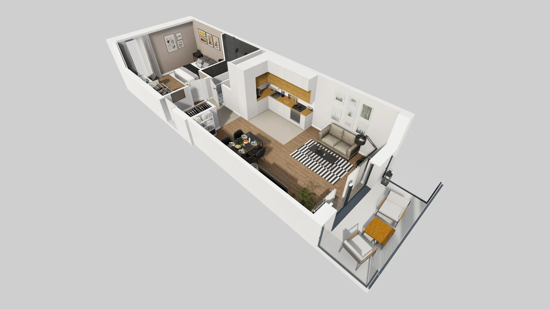 2 pokoje, mieszkanie 51,49 m², piętro 1, oferta nr A/1, Osiedle Górka Narodowa etap 5, Kraków, Prądnik Biały, Górka Narodowa, ul. Papierni Prądnickich
