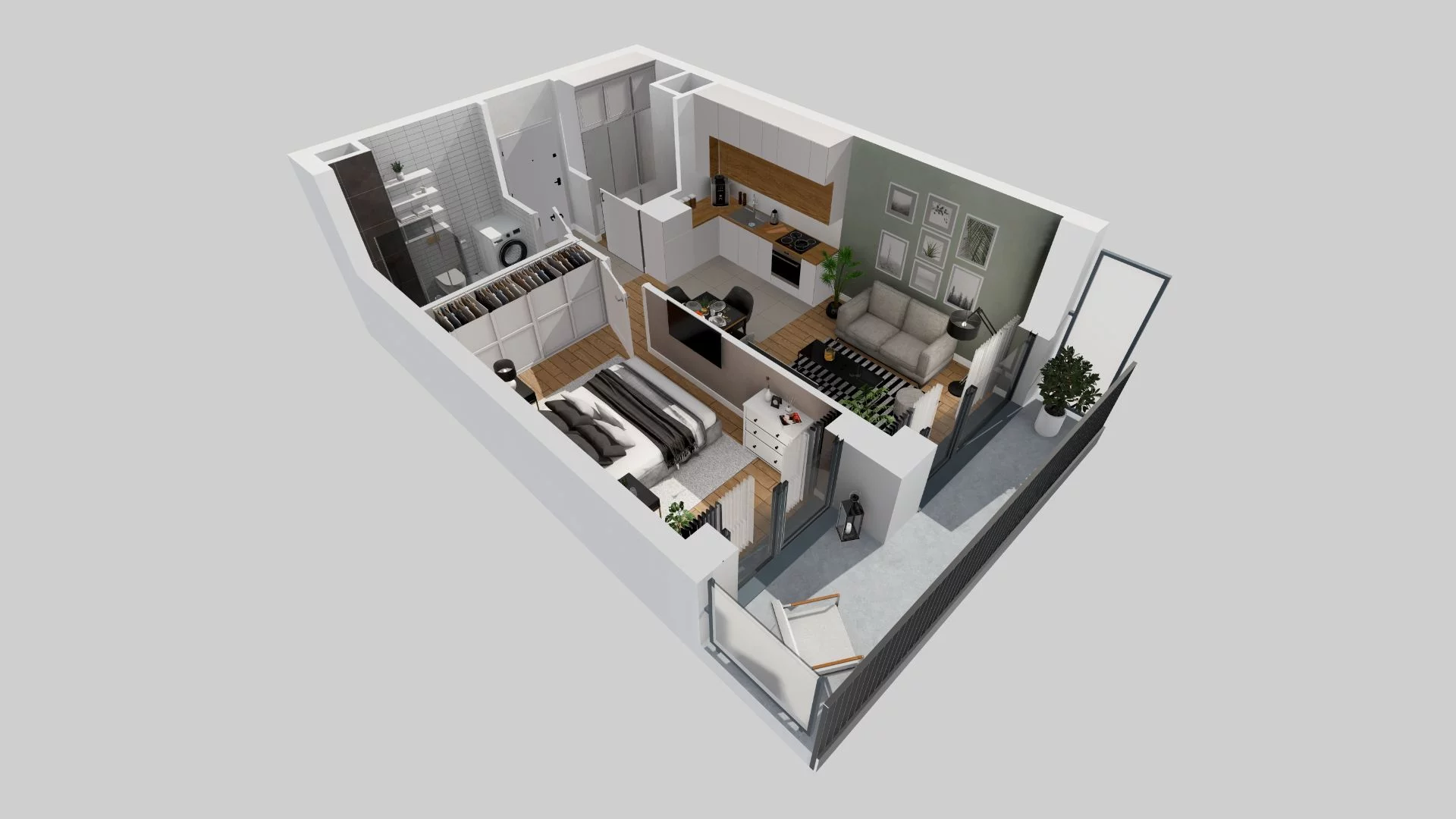 2 pokoje, mieszkanie 39,62 m², piętro 1, oferta nr E/54, 29. Aleja, Kraków, Stare Miasto, Warszawskie, ul. Prandoty 10c / al. 29 Listopada