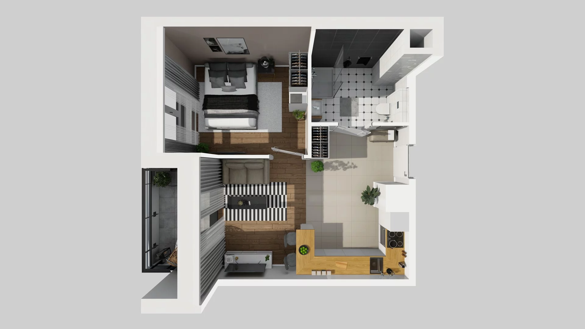 2 pokoje, mieszkanie 37,44 m², piętro 1, oferta nr D/9, Osiedle Urbino 1.4, Warszawa, Włochy, Raków, ul. Równoległa