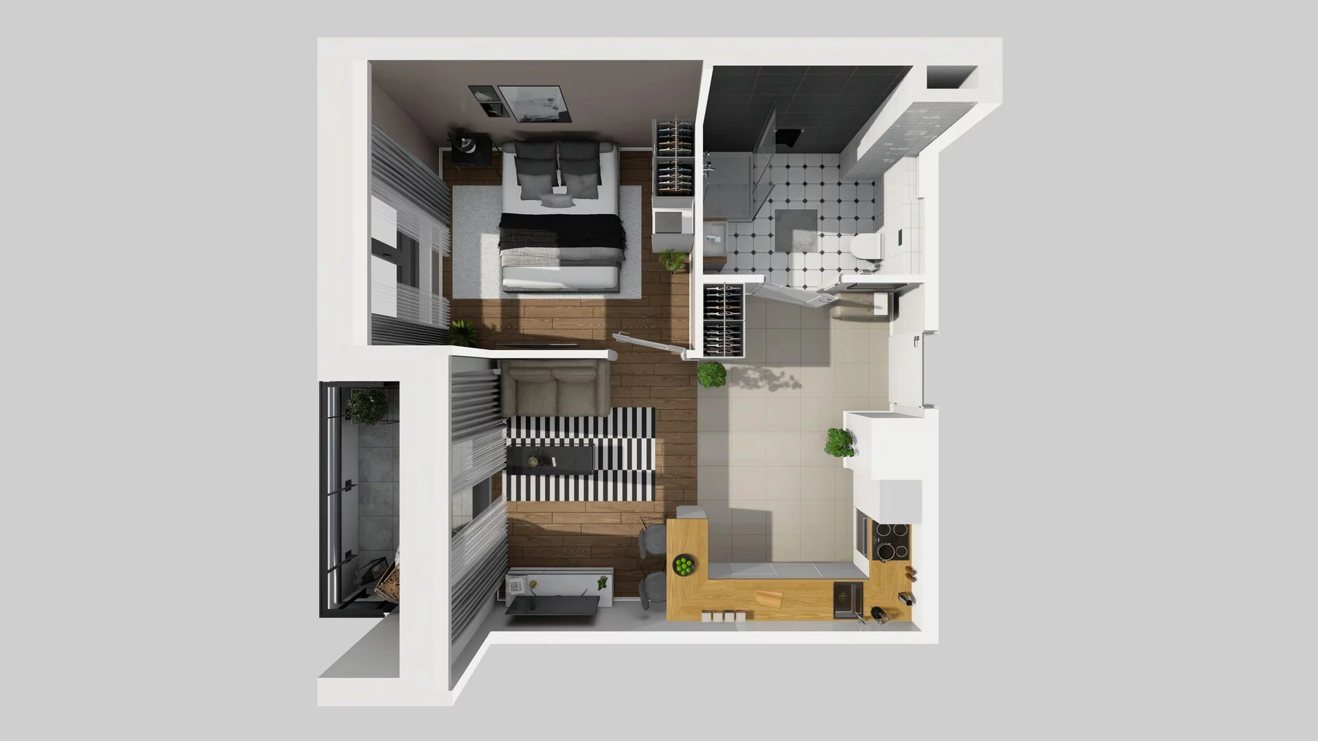 2 pokoje, mieszkanie 37,58 m², piętro 2, oferta nr D/17, Osiedle Urbino 1.4, Warszawa, Włochy, Raków, ul. Równoległa