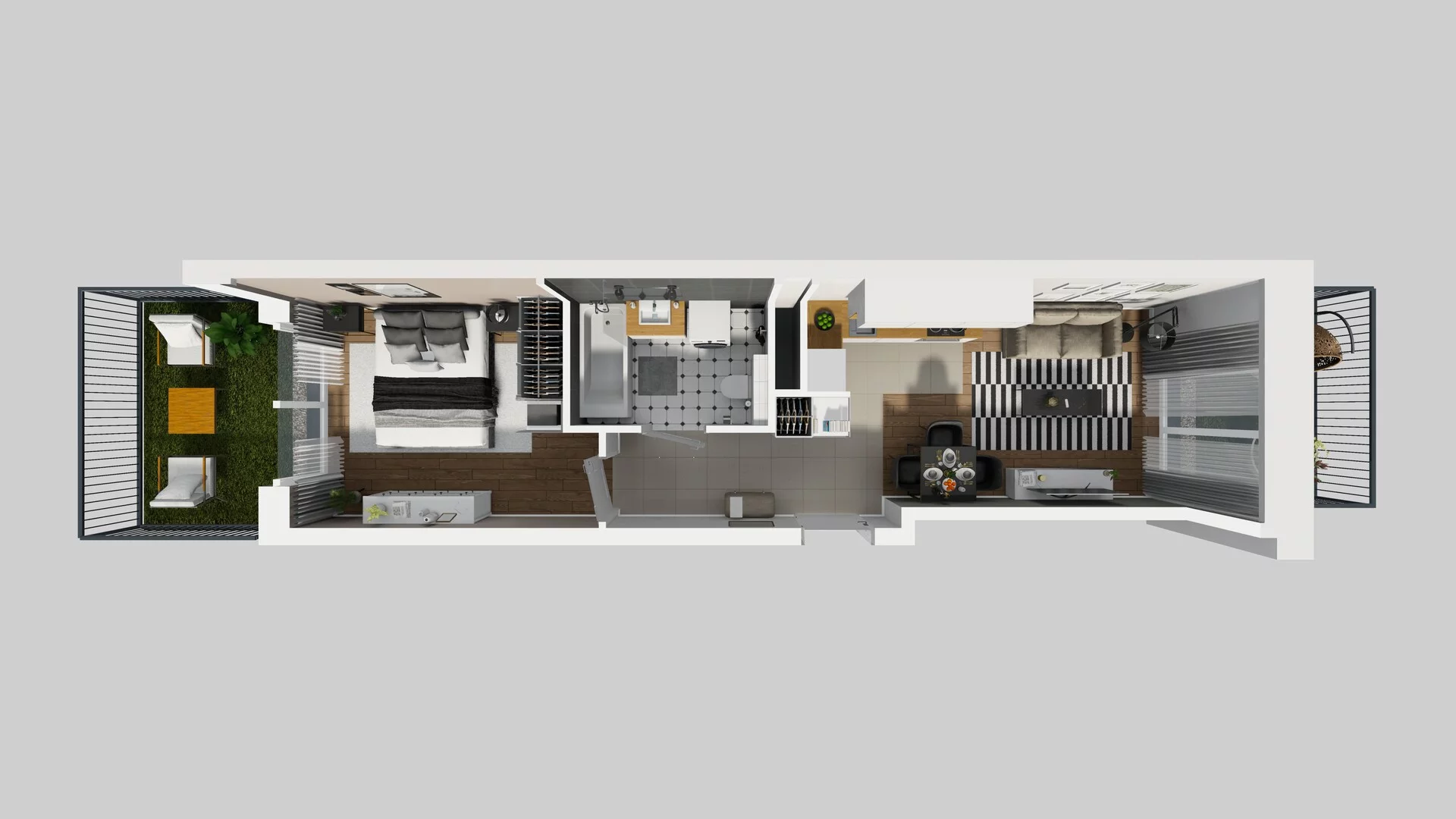 2 pokoje, apartament 38,32 m², parter, oferta nr F/4, Apartamenty Park Matecznego bud. F i G, Kraków, Podgórze, Mateczny, ul. Rydlówka / Nowoorawska