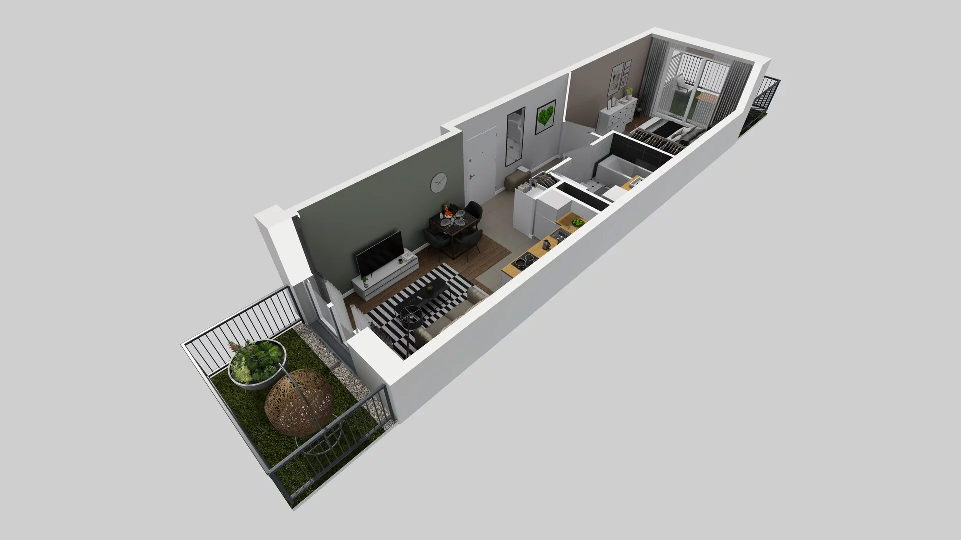 2 pokoje, apartament 38,32 m², parter, oferta nr F/4, Apartamenty Park Matecznego bud. F i G, Kraków, Podgórze, Mateczny, ul. Rydlówka / Nowoorawska