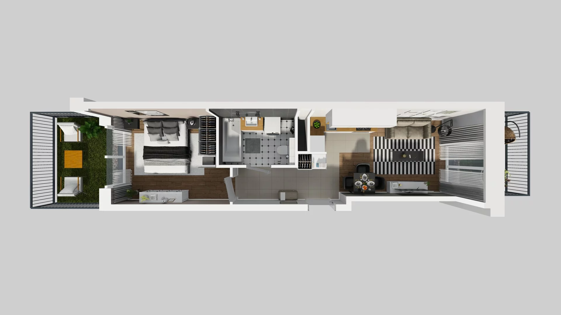 2 pokoje, apartament 38,37 m², parter, oferta nr G/4, Apartamenty Park Matecznego bud. F i G, Kraków, Podgórze, Mateczny, ul. Rydlówka / Nowoorawska