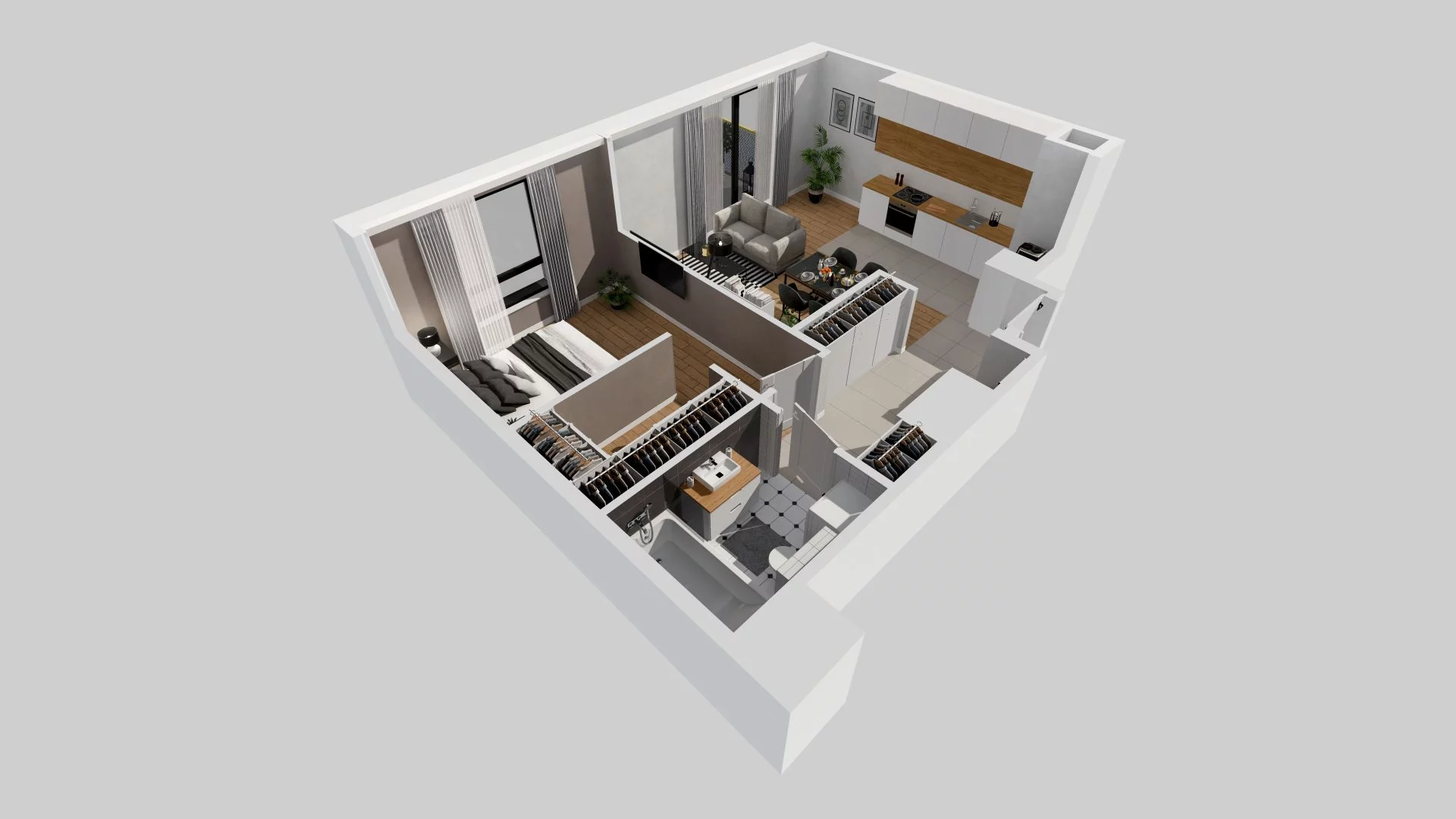 2 pokoje, mieszkanie 50,20 m², piętro 2, oferta nr B/74, Osiedle przy Ryżowej, Warszawa, Ursus, Skorosze, ul. Ryżowa 62