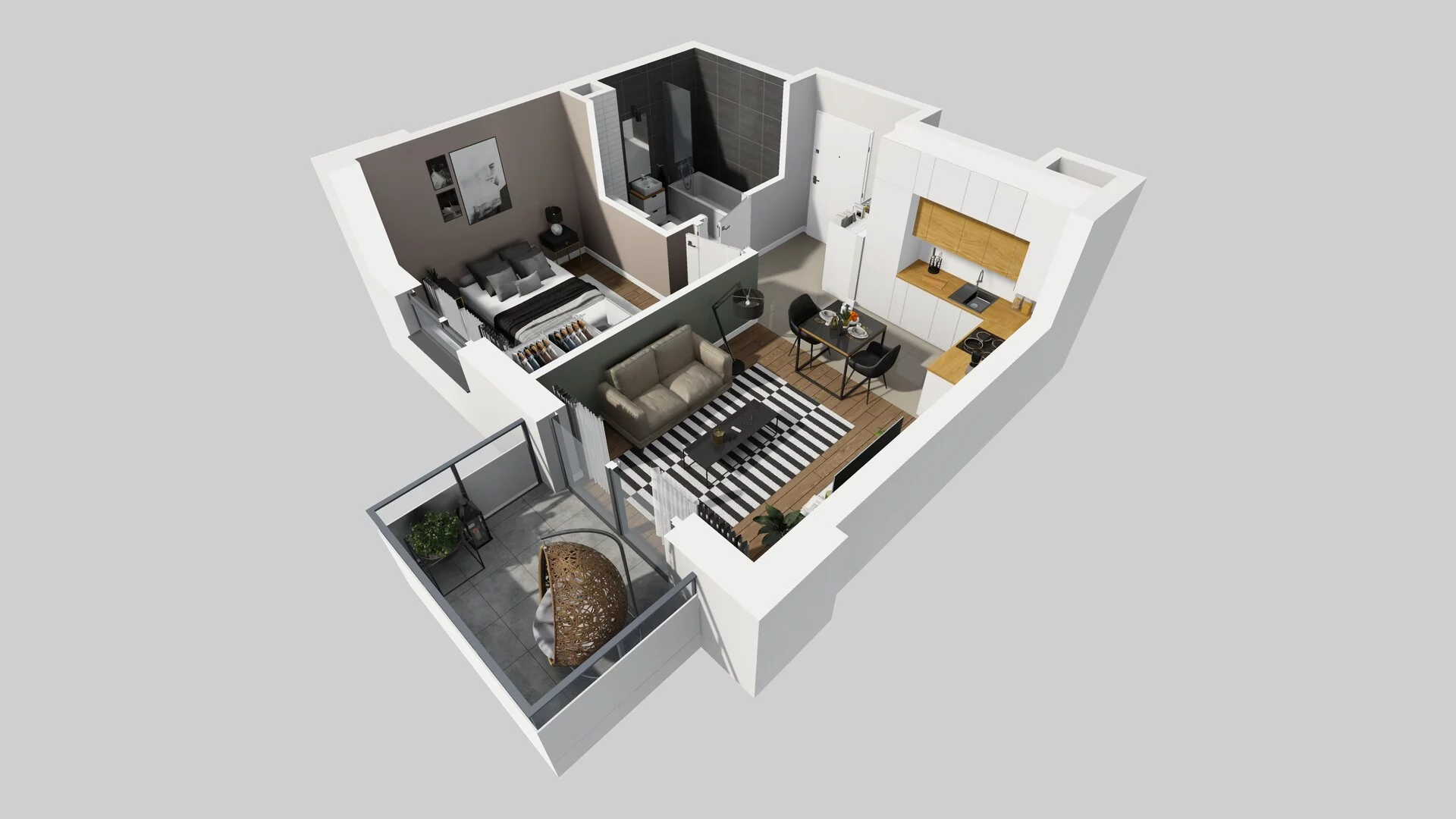 2 pokoje, mieszkanie 37,12 m², piętro 1, oferta nr A/11, Metro Zachód 8 bud. A, C, Warszawa, Bemowo, Chrzanów, ul. Szeligowska