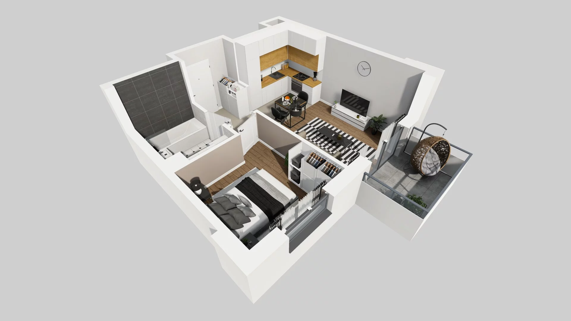 2 pokoje, mieszkanie 37,12 m², piętro 1, oferta nr A/11, Metro Zachód 8 bud. A, C, Warszawa, Bemowo, Chrzanów, ul. Szeligowska