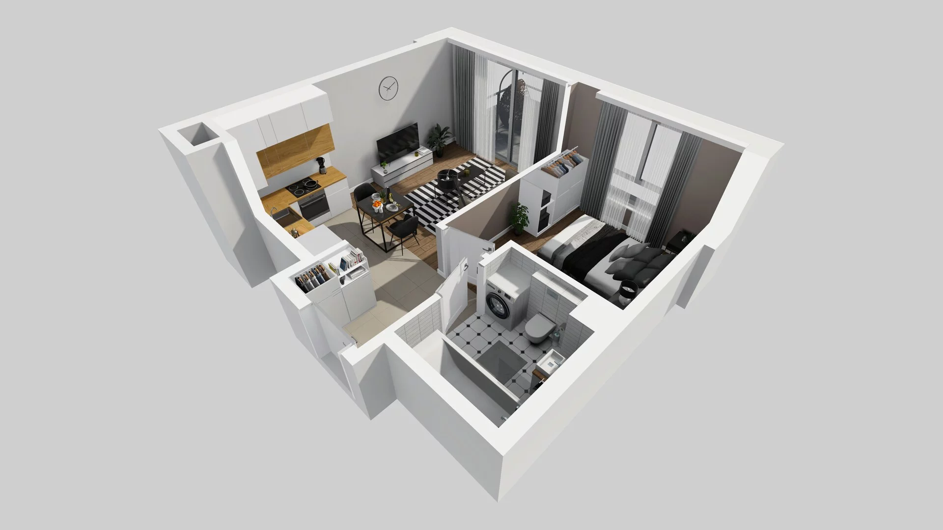 2 pokoje, mieszkanie 37,12 m², piętro 1, oferta nr A/11, Metro Zachód 8 bud. A, C, Warszawa, Bemowo, Chrzanów, ul. Szeligowska