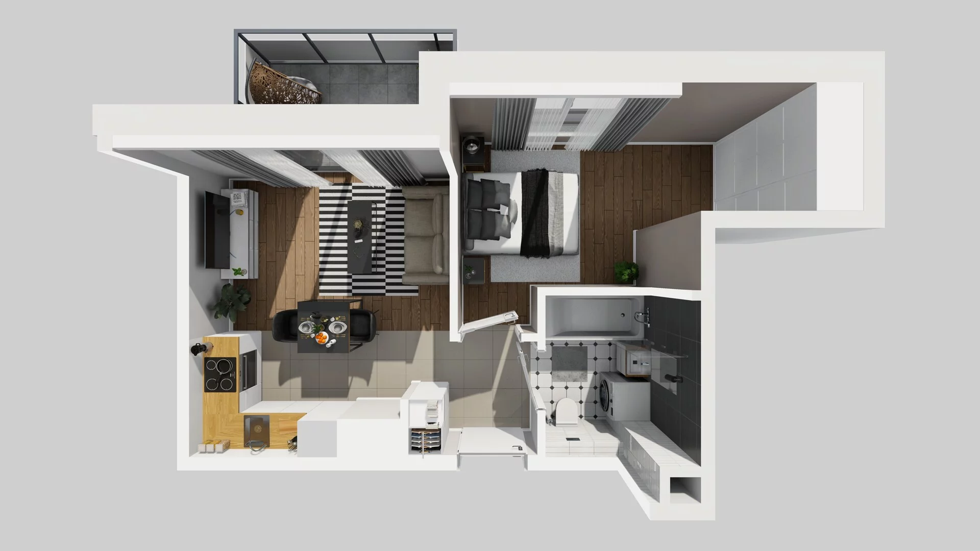 2 pokoje, mieszkanie 37,38 m², piętro 1, oferta nr A/21, Metro Zachód 8 bud. A, C, Warszawa, Bemowo, Chrzanów, ul. Szeligowska