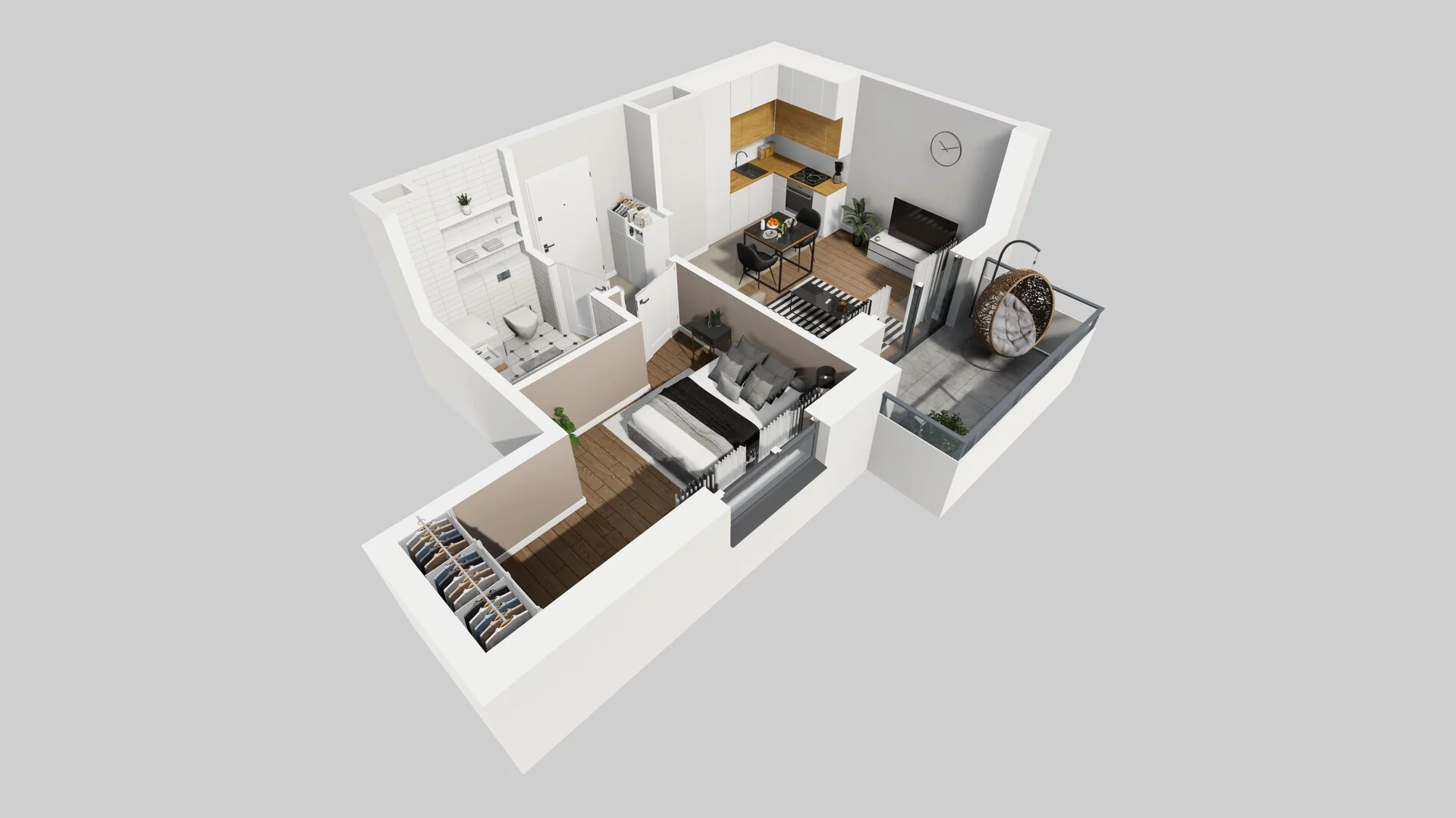 2 pokoje, mieszkanie 37,38 m², piętro 1, oferta nr A/21, Metro Zachód 8 bud. A, C, Warszawa, Bemowo, Chrzanów, ul. Szeligowska