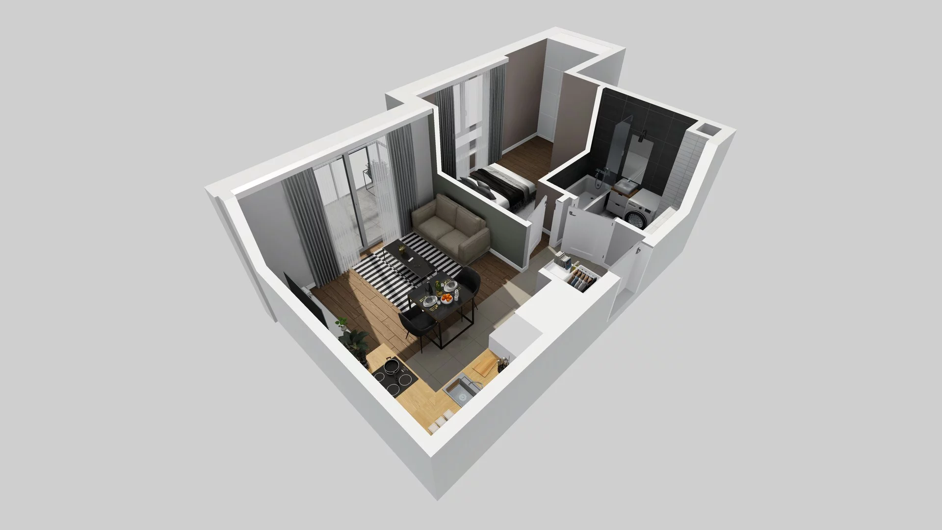 2 pokoje, mieszkanie 37,38 m², piętro 2, oferta nr A/32, Metro Zachód 8 bud. A, C, Warszawa, Bemowo, Chrzanów, ul. Szeligowska