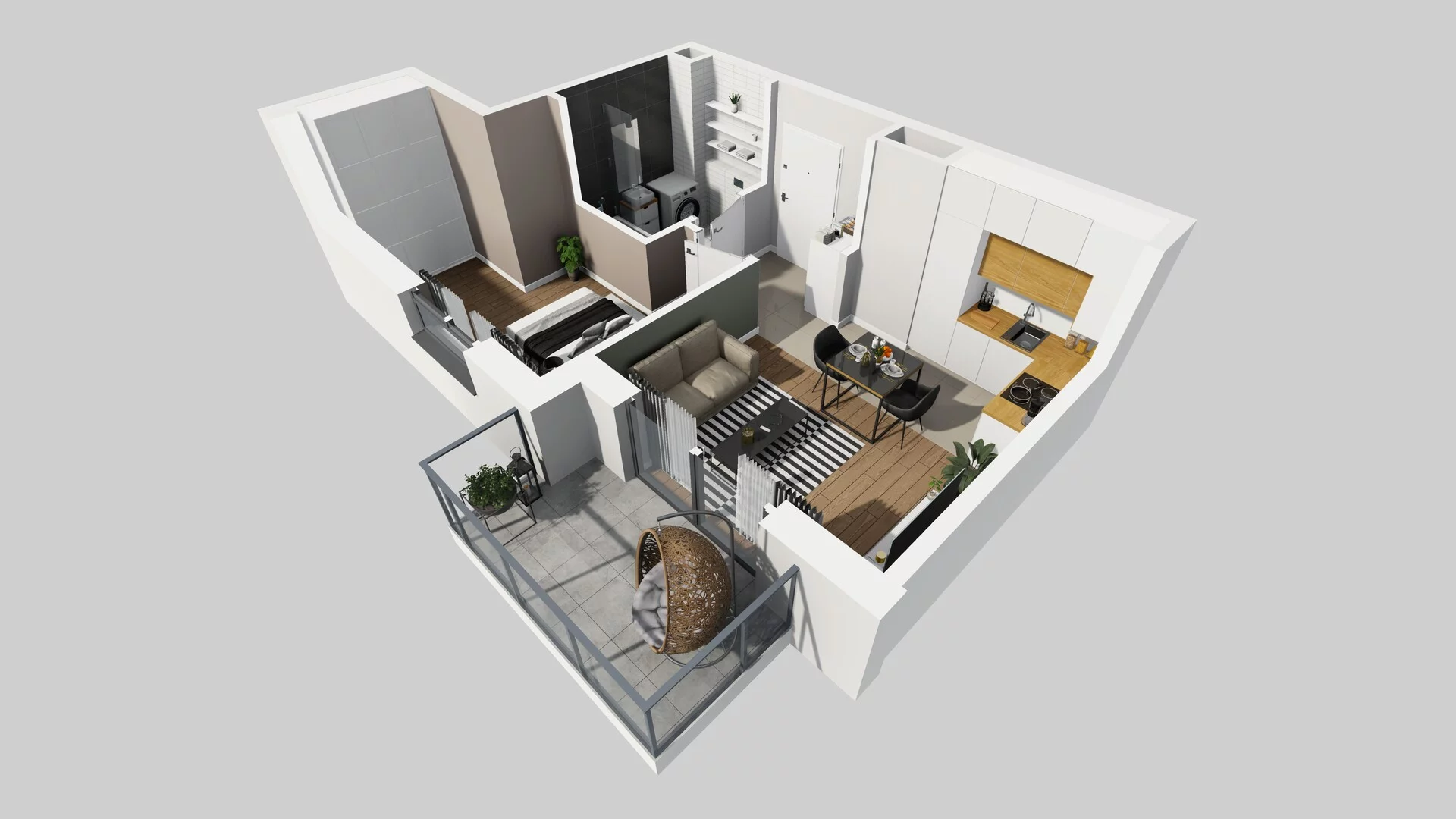 2 pokoje, mieszkanie 37,38 m², piętro 2, oferta nr A/32, Metro Zachód 8 bud. A, C, Warszawa, Bemowo, Chrzanów, ul. Szeligowska