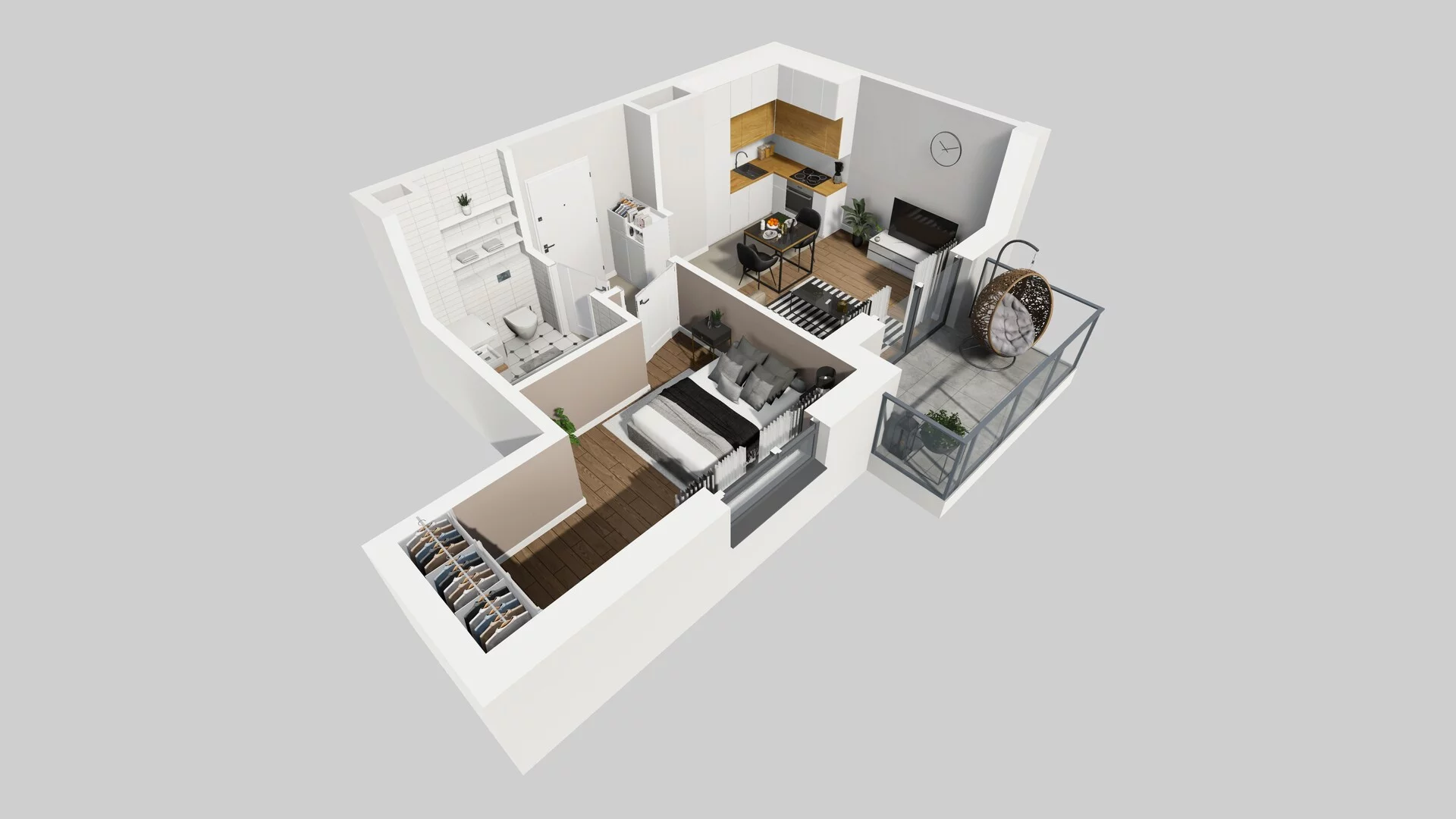 2 pokoje, mieszkanie 37,38 m², piętro 2, oferta nr A/32, Metro Zachód 8 bud. A, C, Warszawa, Bemowo, Chrzanów, ul. Szeligowska