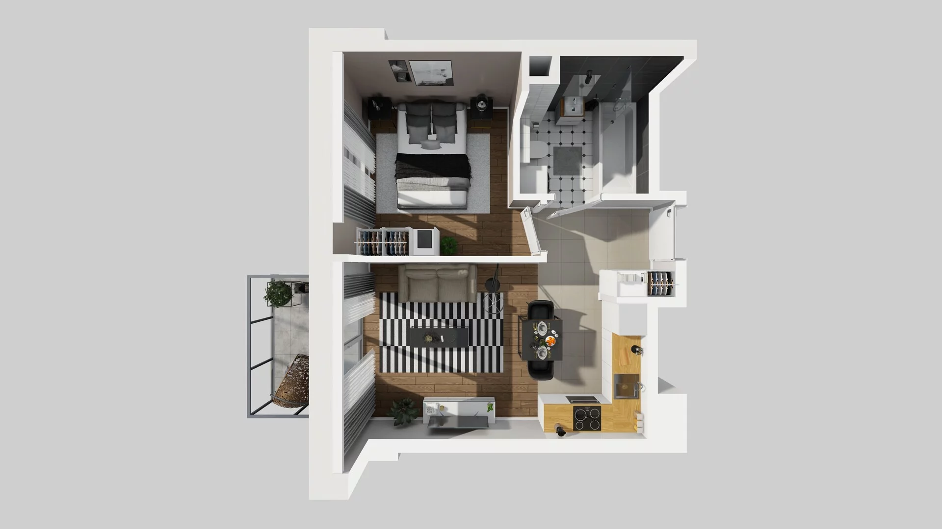 2 pokoje, mieszkanie 37,12 m², piętro 3, oferta nr A/33, Metro Zachód 8 bud. A, C, Warszawa, Bemowo, Chrzanów, ul. Szeligowska