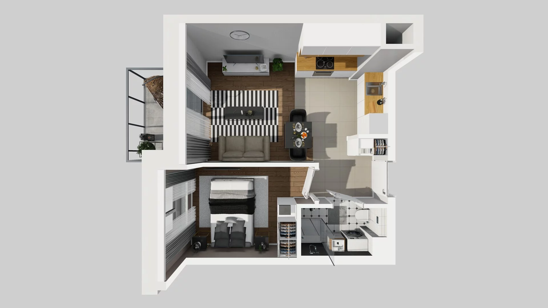 2 pokoje, mieszkanie 33,60 m², piętro 4, oferta nr A/51, Metro Zachód 8 bud. A, C, Warszawa, Bemowo, Chrzanów, ul. Szeligowska