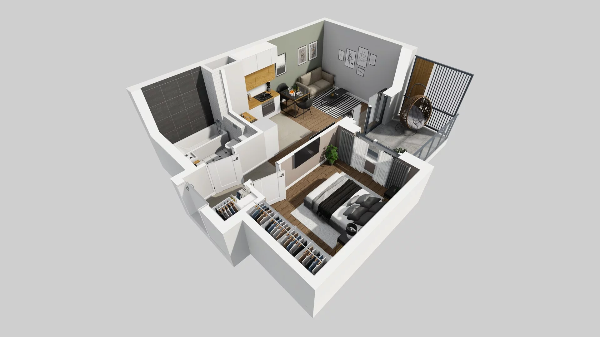 2 pokoje, mieszkanie 37,75 m², piętro 4, oferta nr A/53, Metro Zachód 8 bud. A, C, Warszawa, Bemowo, Chrzanów, ul. Szeligowska