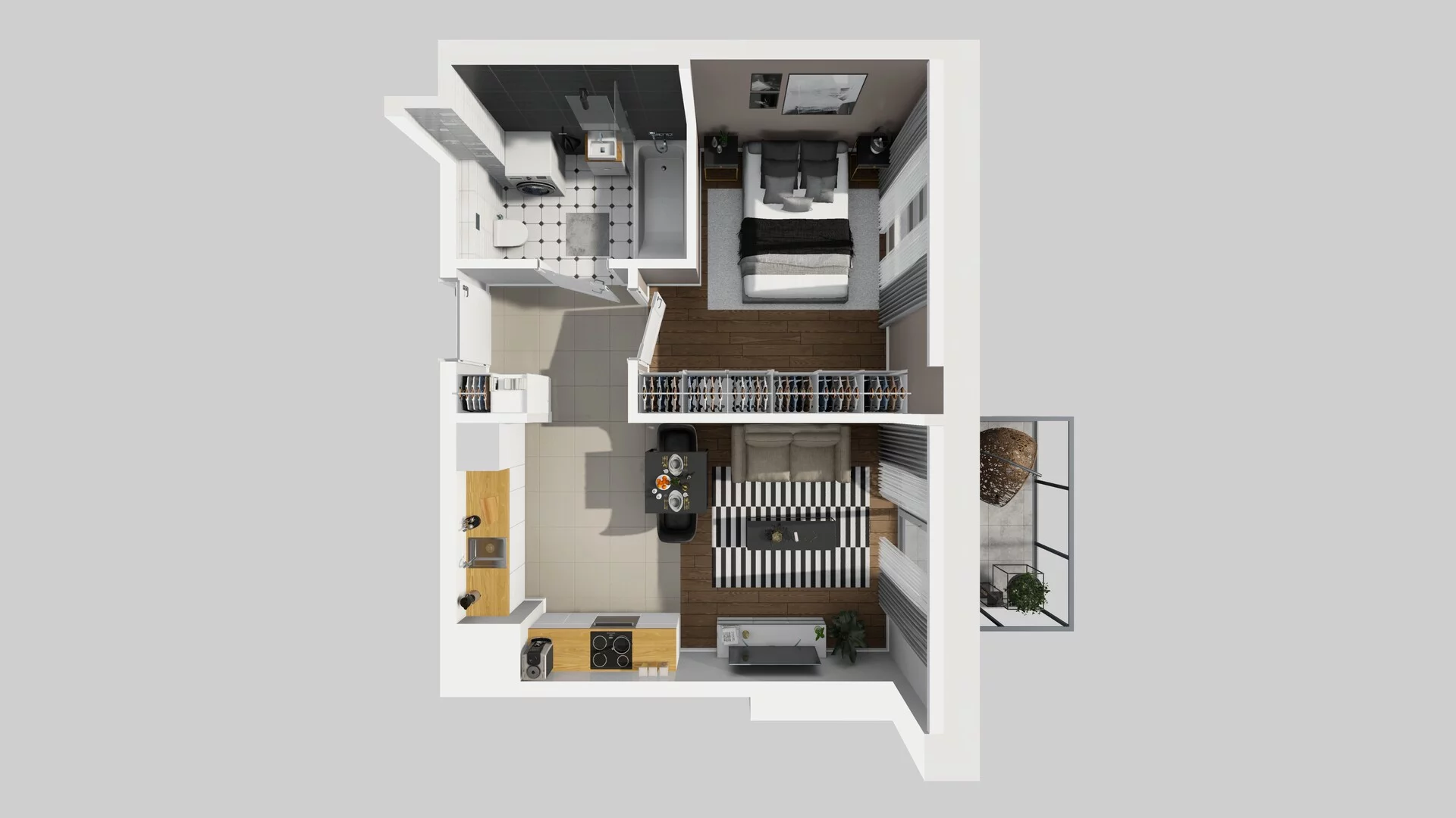 2 pokoje, mieszkanie 39,53 m², piętro 2, oferta nr A/65, Metro Zachód 8 bud. A, C, Warszawa, Bemowo, Chrzanów, ul. Szeligowska