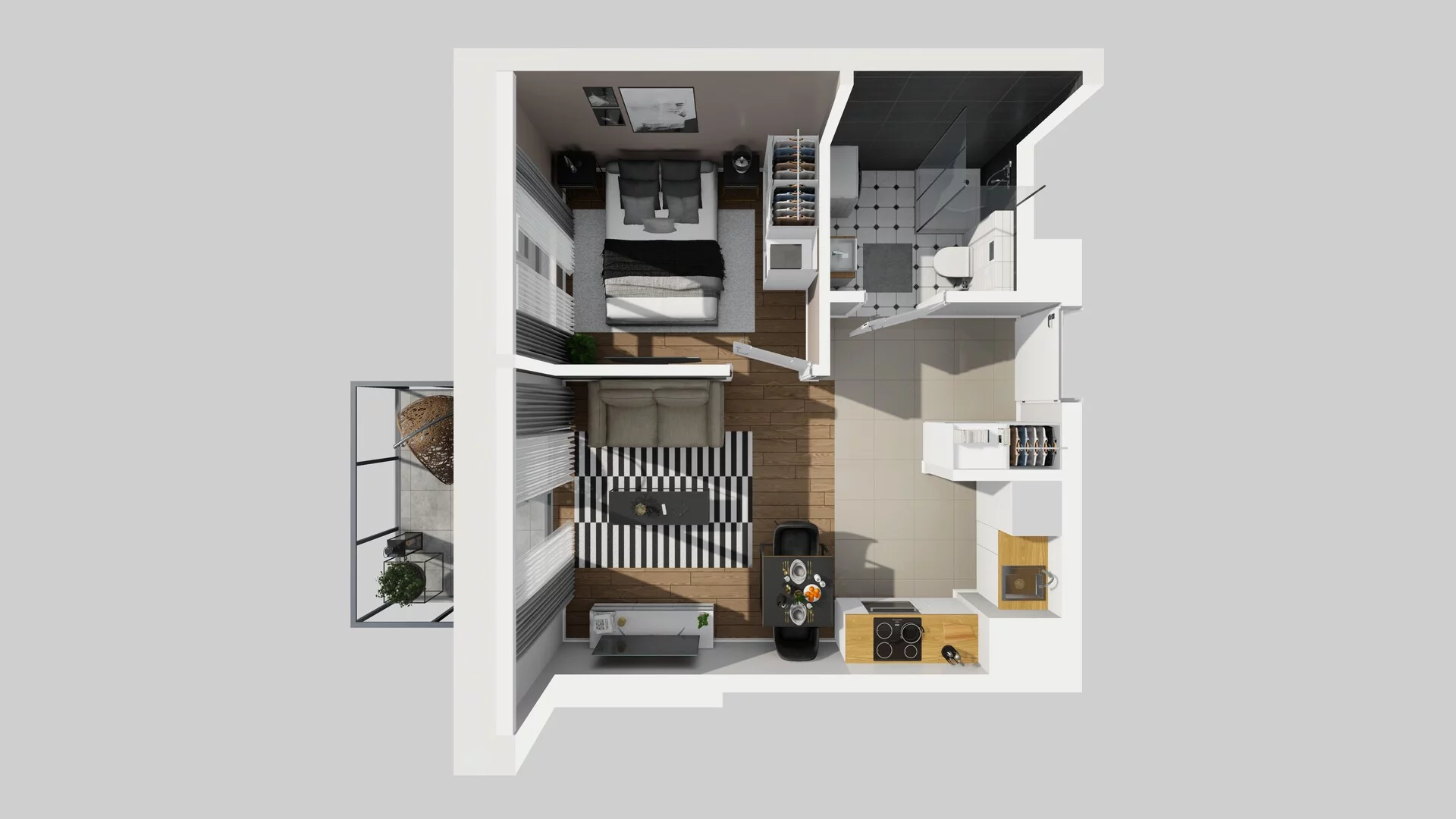 2 pokoje, mieszkanie 32,11 m², piętro 4, oferta nr A/72, Metro Zachód 8 bud. A, C, Warszawa, Bemowo, Chrzanów, ul. Szeligowska