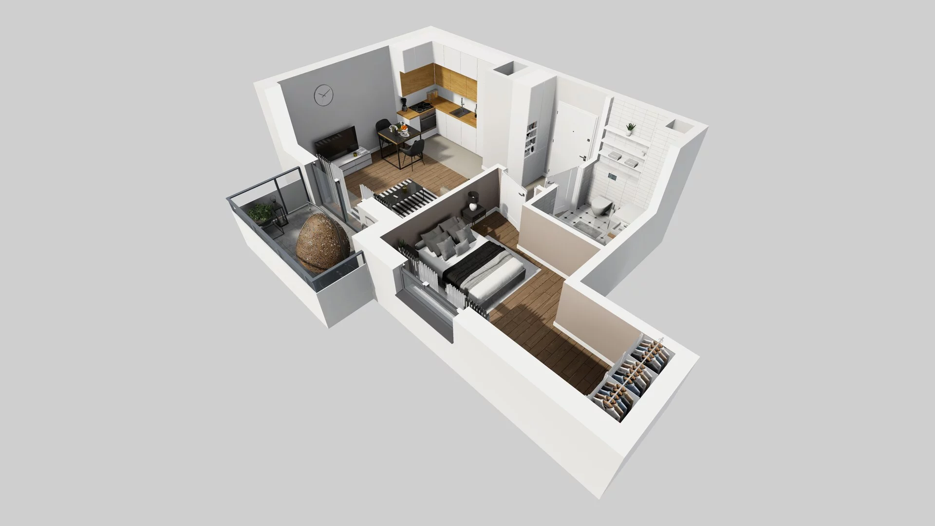 2 pokoje, mieszkanie 37,14 m², piętro 1, oferta nr A/78, Metro Zachód 8 bud. A, C, Warszawa, Bemowo, Chrzanów, ul. Szeligowska