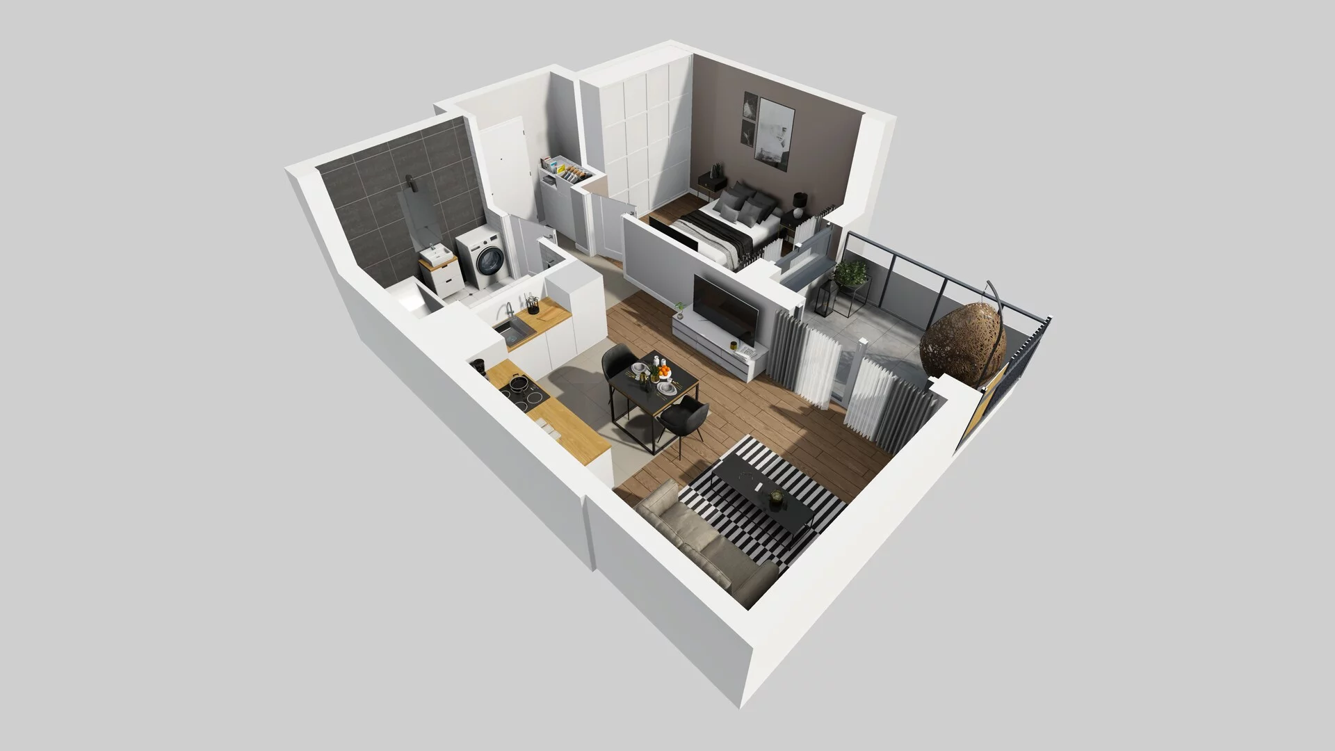 2 pokoje, mieszkanie 37,98 m², piętro 1, oferta nr A/79, Metro Zachód 8 bud. A, C, Warszawa, Bemowo, Chrzanów, ul. Szeligowska