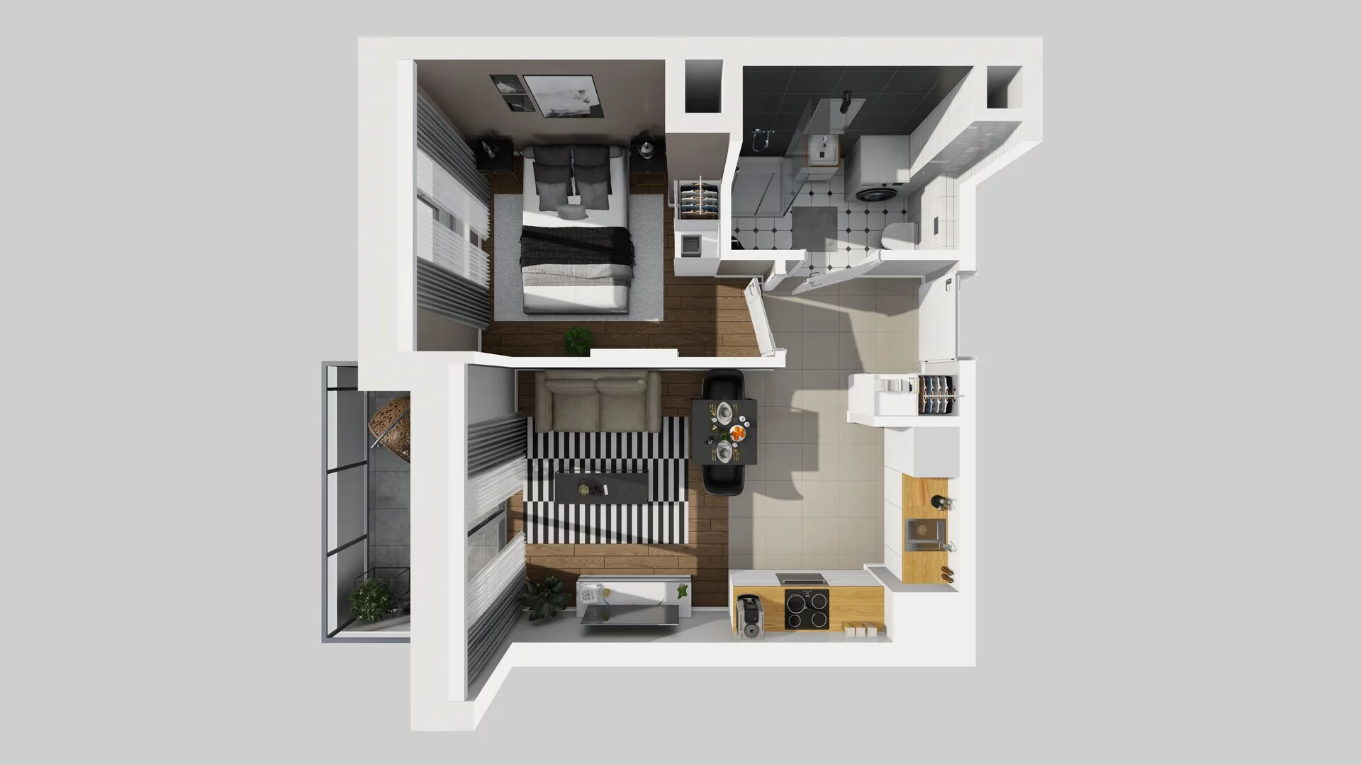 2 pokoje, mieszkanie 33,75 m², piętro 1, oferta nr A/81, Metro Zachód 8 bud. A, C, Warszawa, Bemowo, Chrzanów, ul. Szeligowska