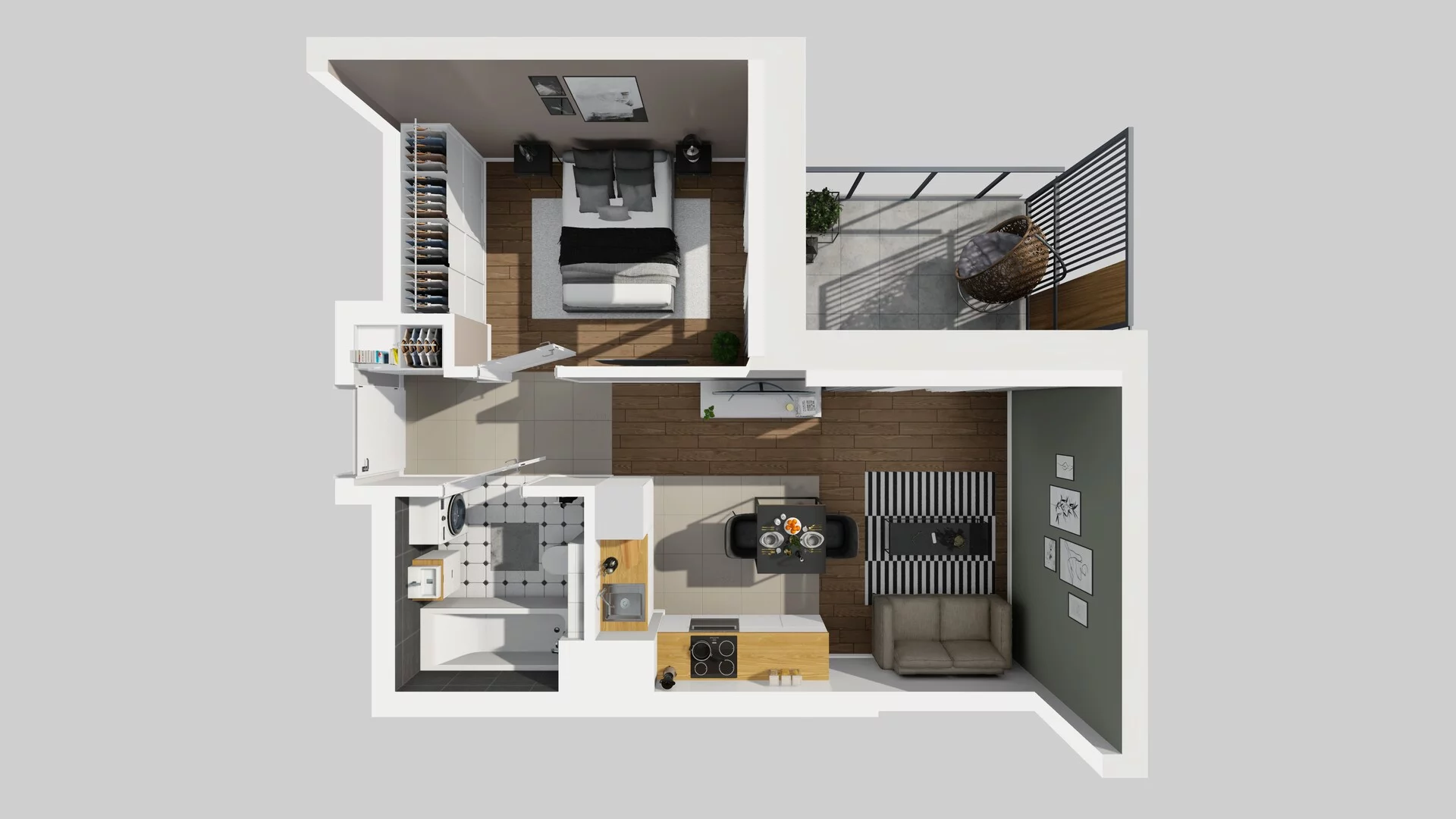 2 pokoje, mieszkanie 37,98 m², piętro 2, oferta nr A/90, Metro Zachód 8 bud. A, C, Warszawa, Bemowo, Chrzanów, ul. Szeligowska