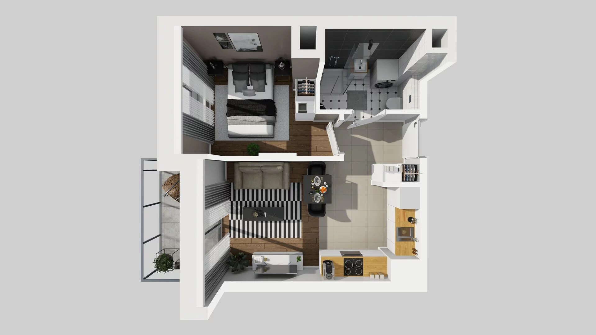 2 pokoje, mieszkanie 33,75 m², piętro 2, oferta nr A/92, Metro Zachód 8 bud. A, C, Warszawa, Bemowo, Chrzanów, ul. Szeligowska