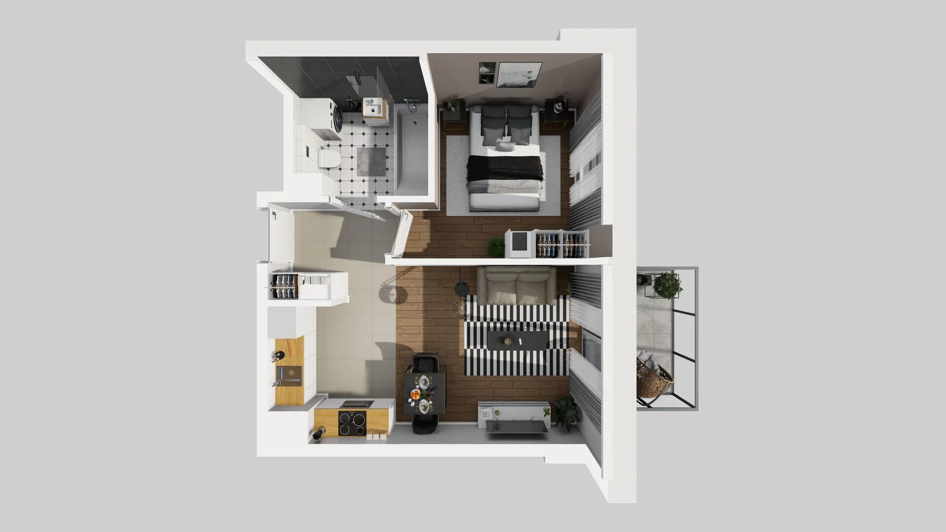 2 pokoje, mieszkanie 38,09 m², piętro 2, oferta nr A/99, Metro Zachód 8 bud. A, C, Warszawa, Bemowo, Chrzanów, ul. Szeligowska