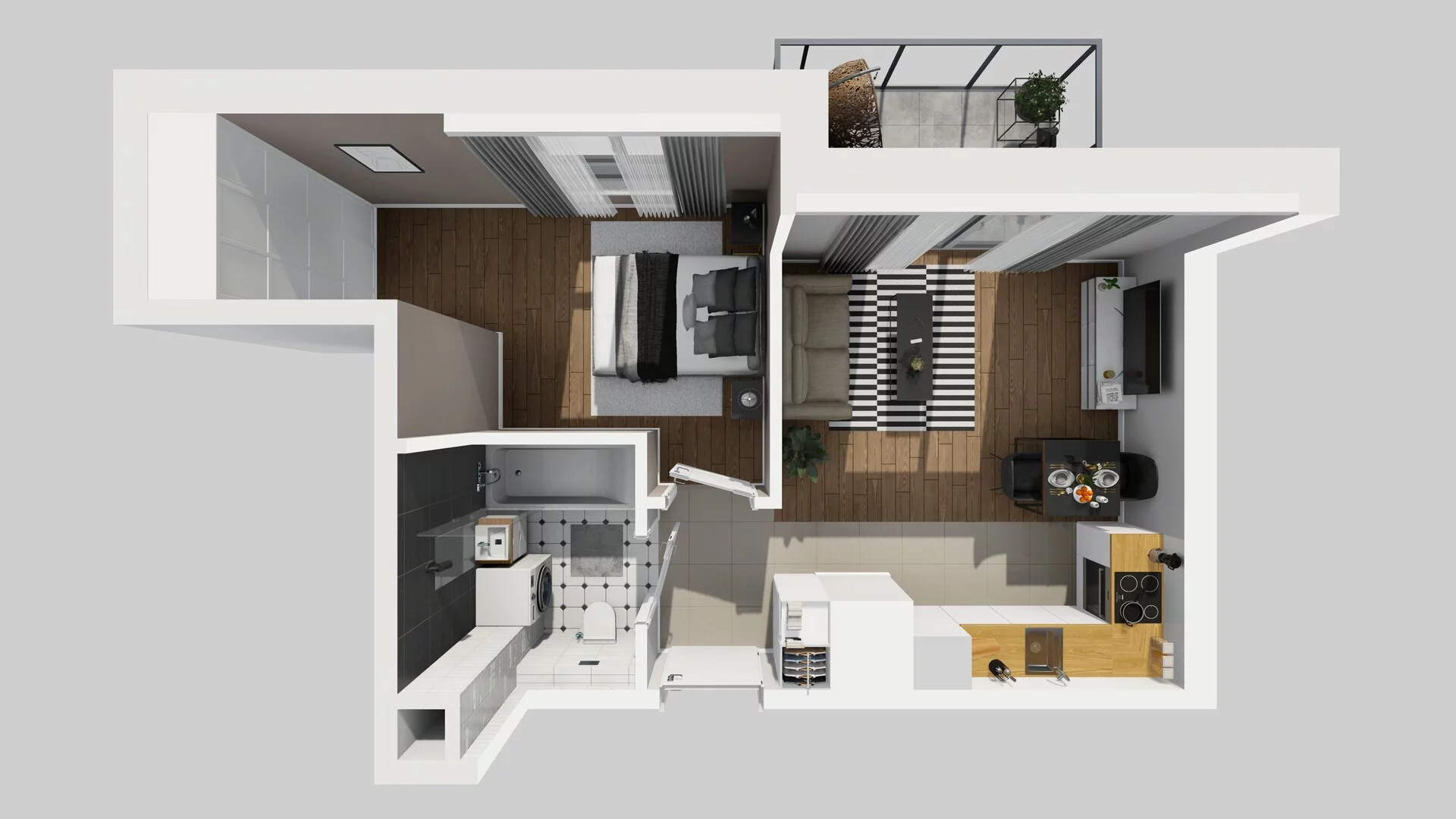 2 pokoje, mieszkanie 37,14 m², piętro 3, oferta nr A/100, Metro Zachód 8 bud. A, C, Warszawa, Bemowo, Chrzanów, ul. Szeligowska