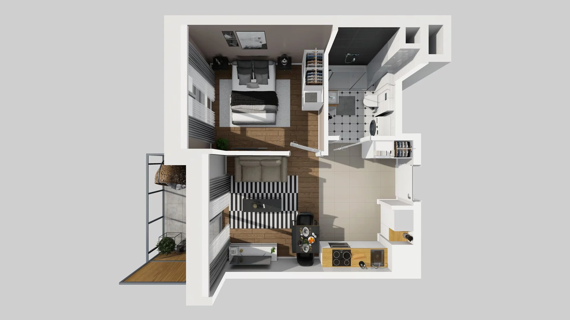 2 pokoje, mieszkanie 33,67 m², piętro 4, oferta nr A/117, Metro Zachód 8 bud. A, C, Warszawa, Bemowo, Chrzanów, ul. Szeligowska