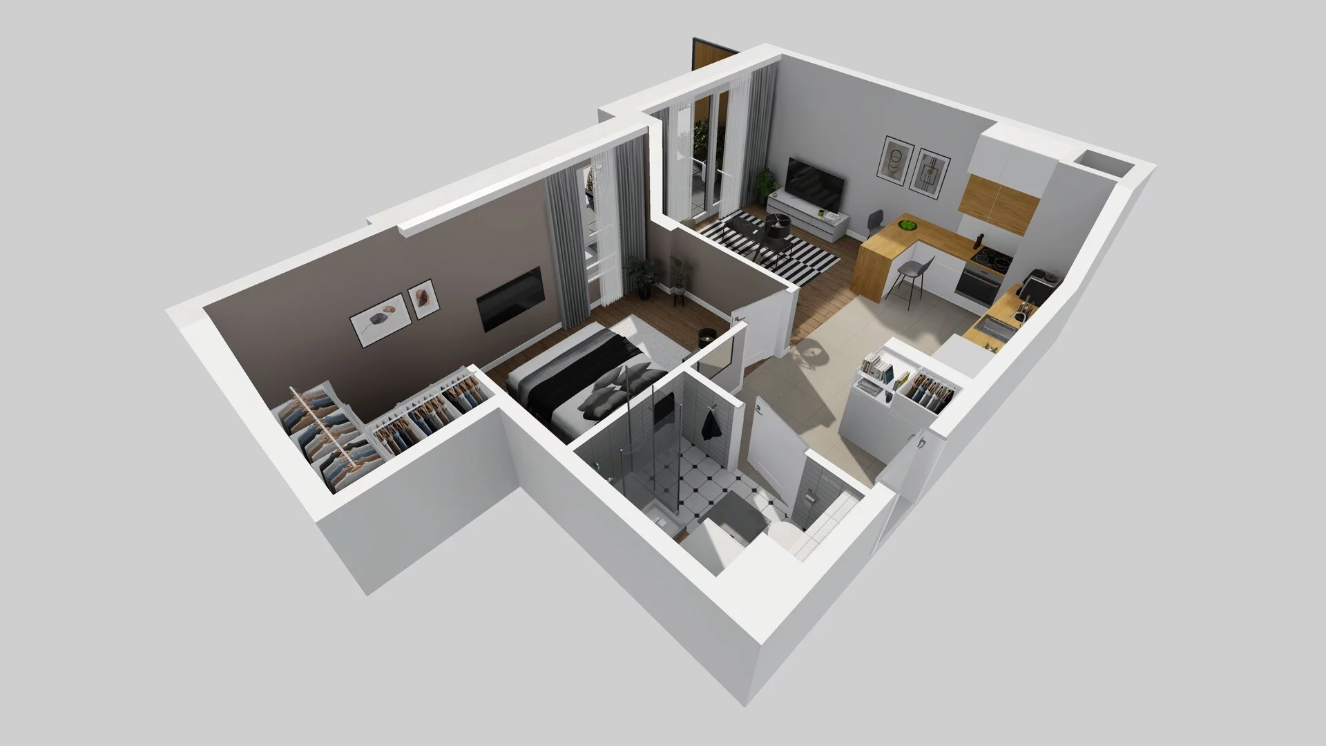 2 pokoje, mieszkanie 41,21 m², piętro 1, oferta nr C/11, Metro Zachód 8 bud. A, C, Warszawa, Bemowo, Chrzanów, ul. Szeligowska