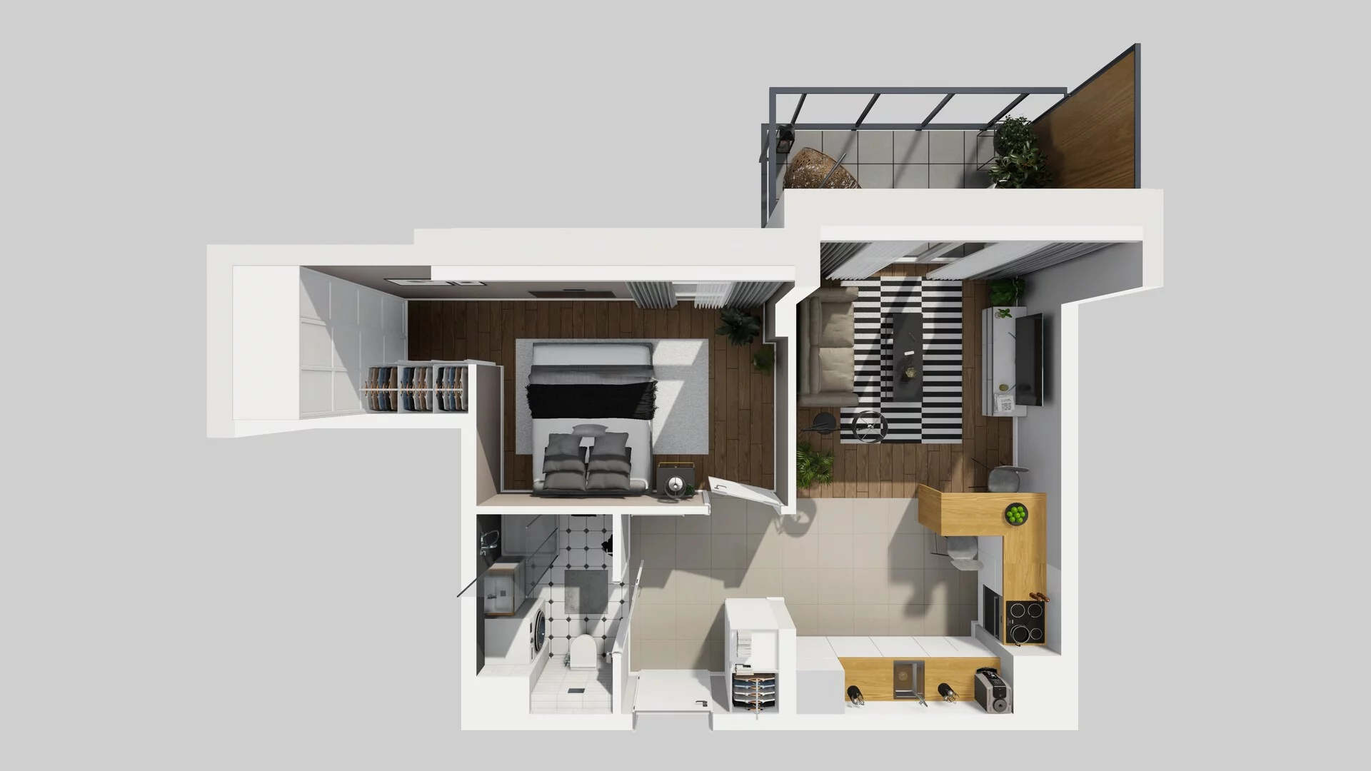2 pokoje, mieszkanie 41,21 m², piętro 3, oferta nr C/31, Metro Zachód 8 bud. A, C, Warszawa, Bemowo, Chrzanów, ul. Szeligowska