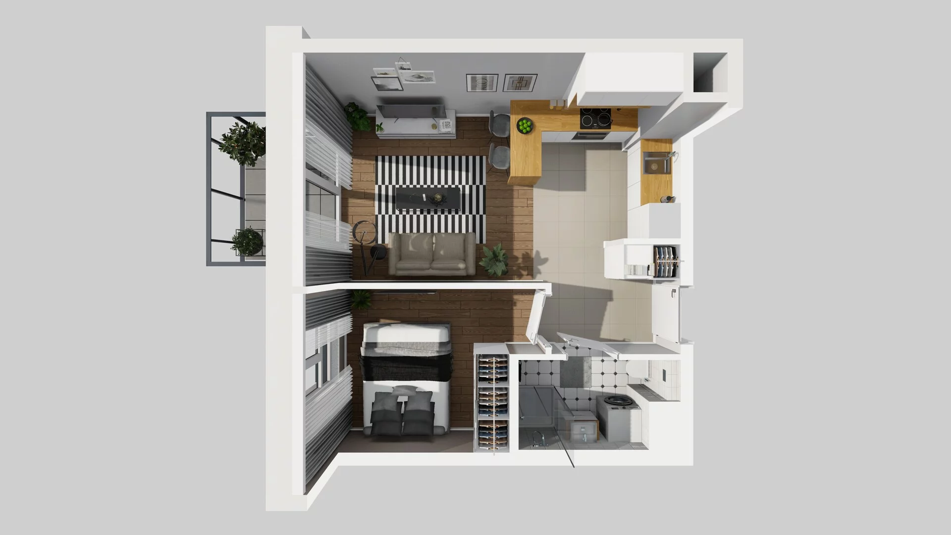 2 pokoje, mieszkanie 35,53 m², piętro 1, oferta nr C/55, Metro Zachód 8 bud. A, C, Warszawa, Bemowo, Chrzanów, ul. Szeligowska