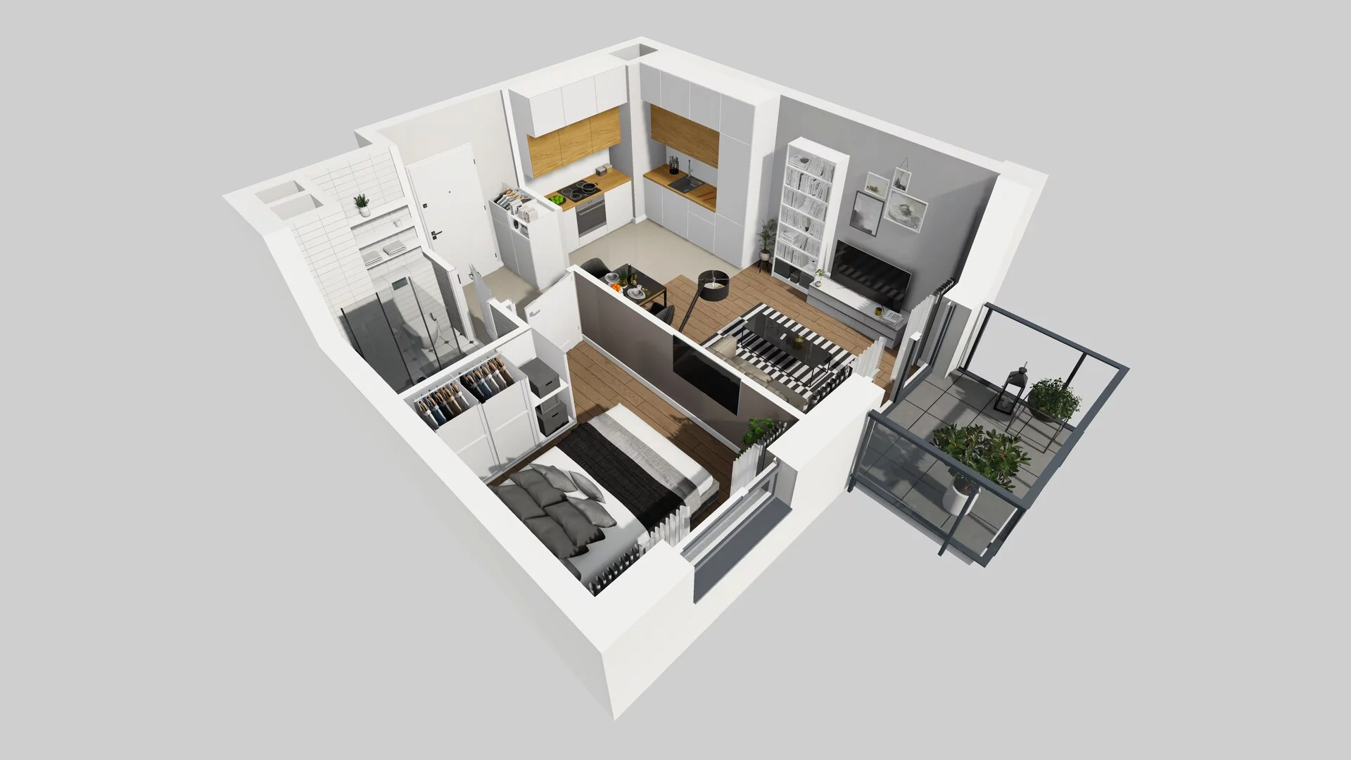2 pokoje, mieszkanie 34,65 m², piętro 1, oferta nr C/57, Metro Zachód 8 bud. A, C, Warszawa, Bemowo, Chrzanów, ul. Szeligowska