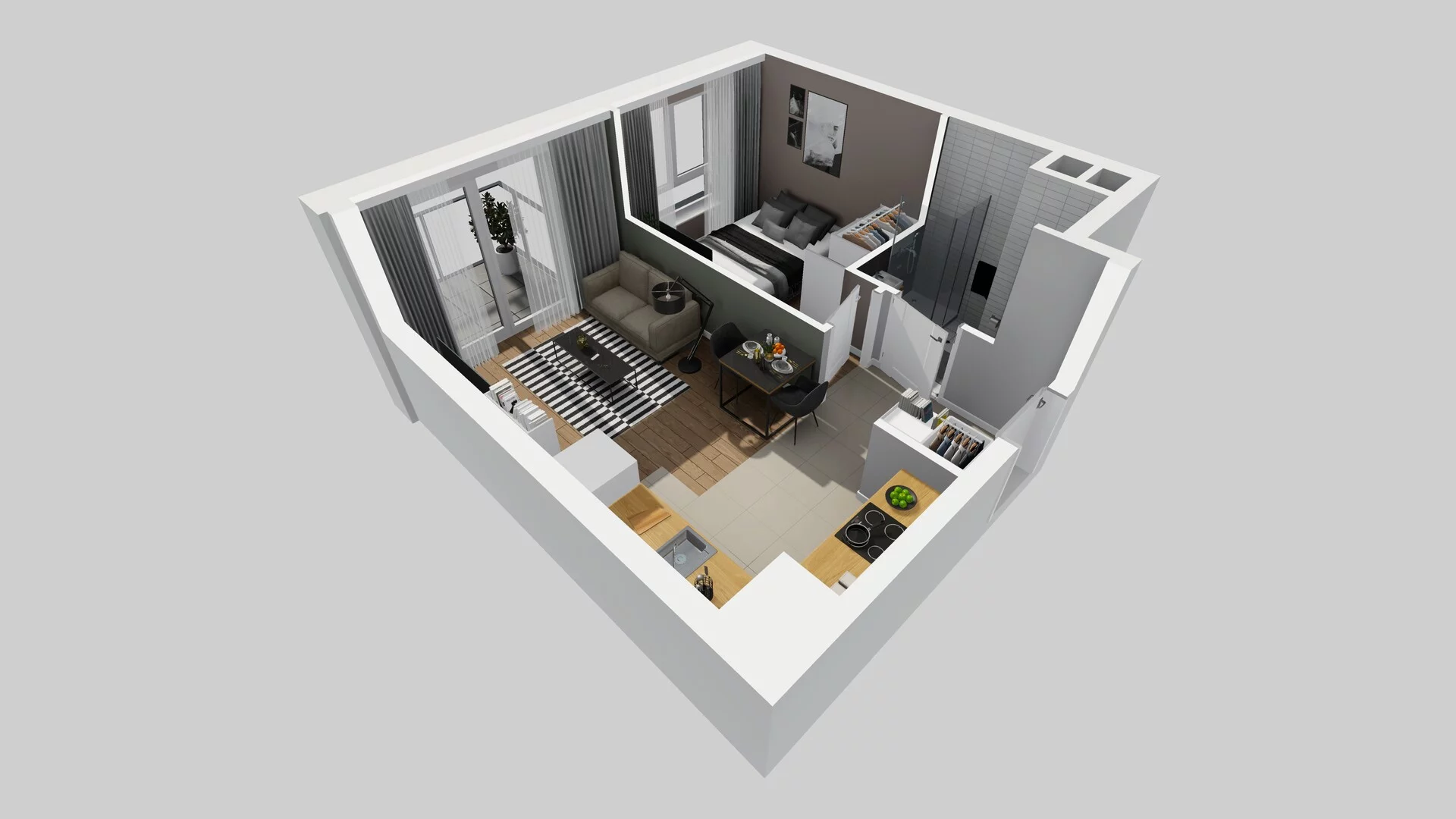 2 pokoje, mieszkanie 34,65 m², piętro 2, oferta nr C/67, Metro Zachód 8 bud. A, C, Warszawa, Bemowo, Chrzanów, ul. Szeligowska