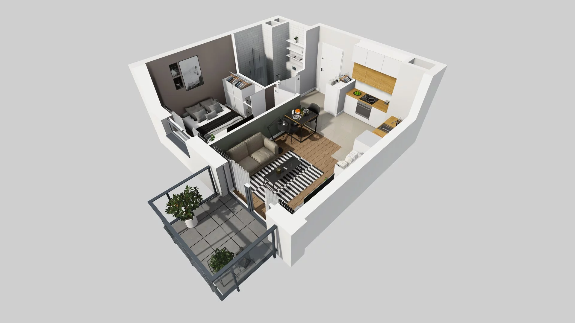 2 pokoje, mieszkanie 34,65 m², piętro 2, oferta nr C/67, Metro Zachód 8 bud. A, C, Warszawa, Bemowo, Chrzanów, ul. Szeligowska
