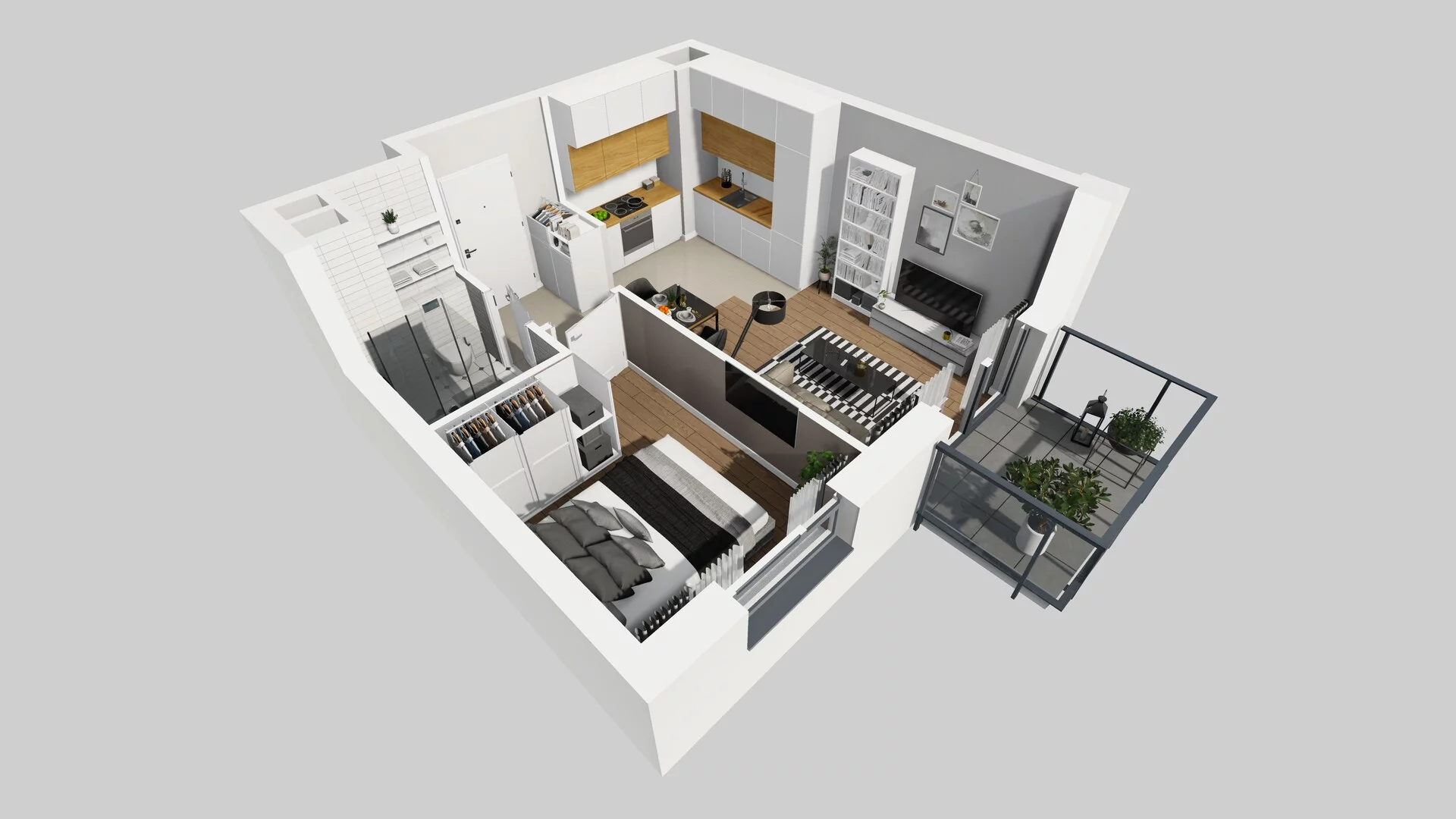 2 pokoje, mieszkanie 34,65 m², piętro 2, oferta nr C/67, Metro Zachód 8 bud. A, C, Warszawa, Bemowo, Chrzanów, ul. Szeligowska