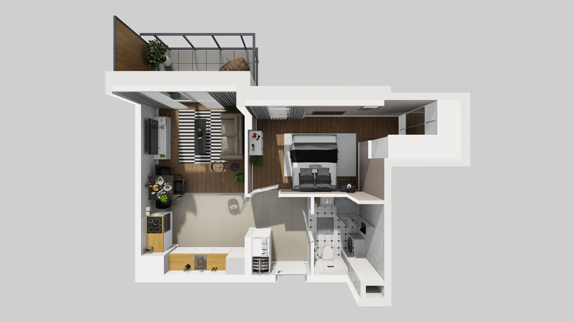 2 pokoje, mieszkanie 41,01 m², piętro 2, oferta nr C/71, Metro Zachód 8 bud. A, C, Warszawa, Bemowo, Chrzanów, ul. Szeligowska