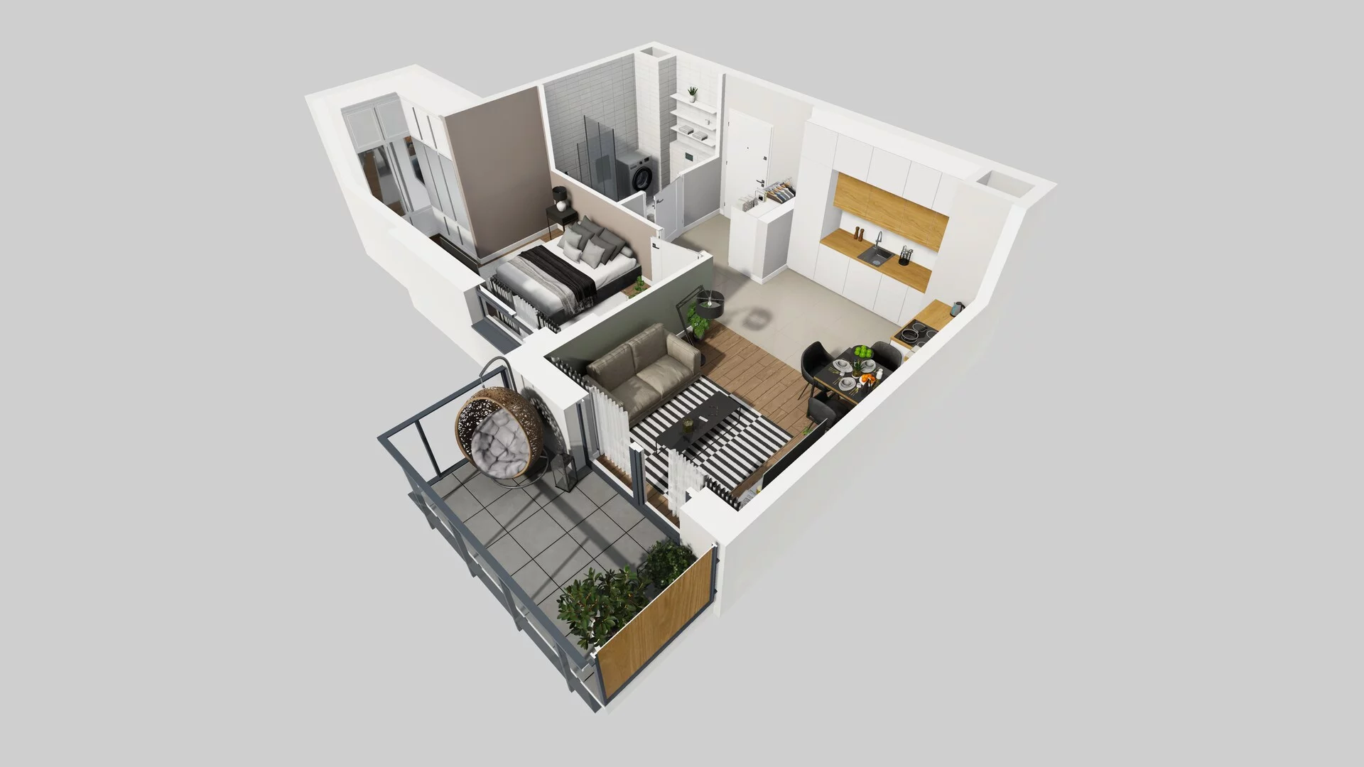 2 pokoje, mieszkanie 41,01 m², piętro 2, oferta nr C/71, Metro Zachód 8 bud. A, C, Warszawa, Bemowo, Chrzanów, ul. Szeligowska