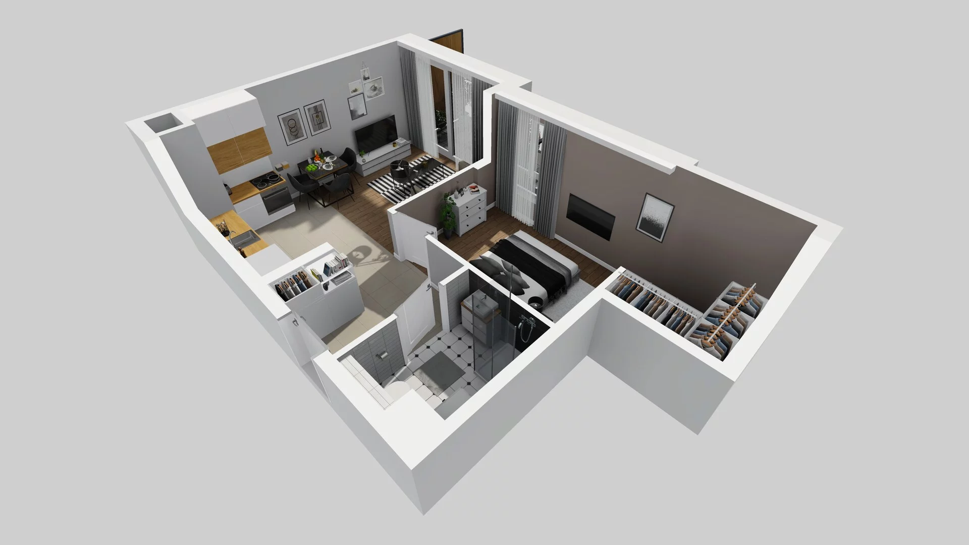 2 pokoje, mieszkanie 41,01 m², piętro 2, oferta nr C/71, Metro Zachód 8 bud. A, C, Warszawa, Bemowo, Chrzanów, ul. Szeligowska